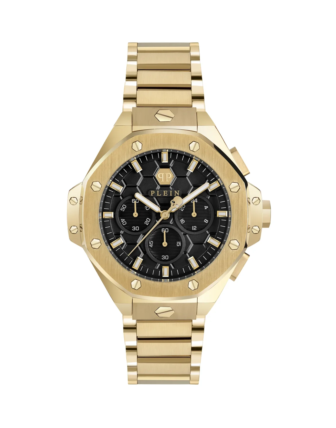 Stainless Steel Watch, цвет: Золотой
