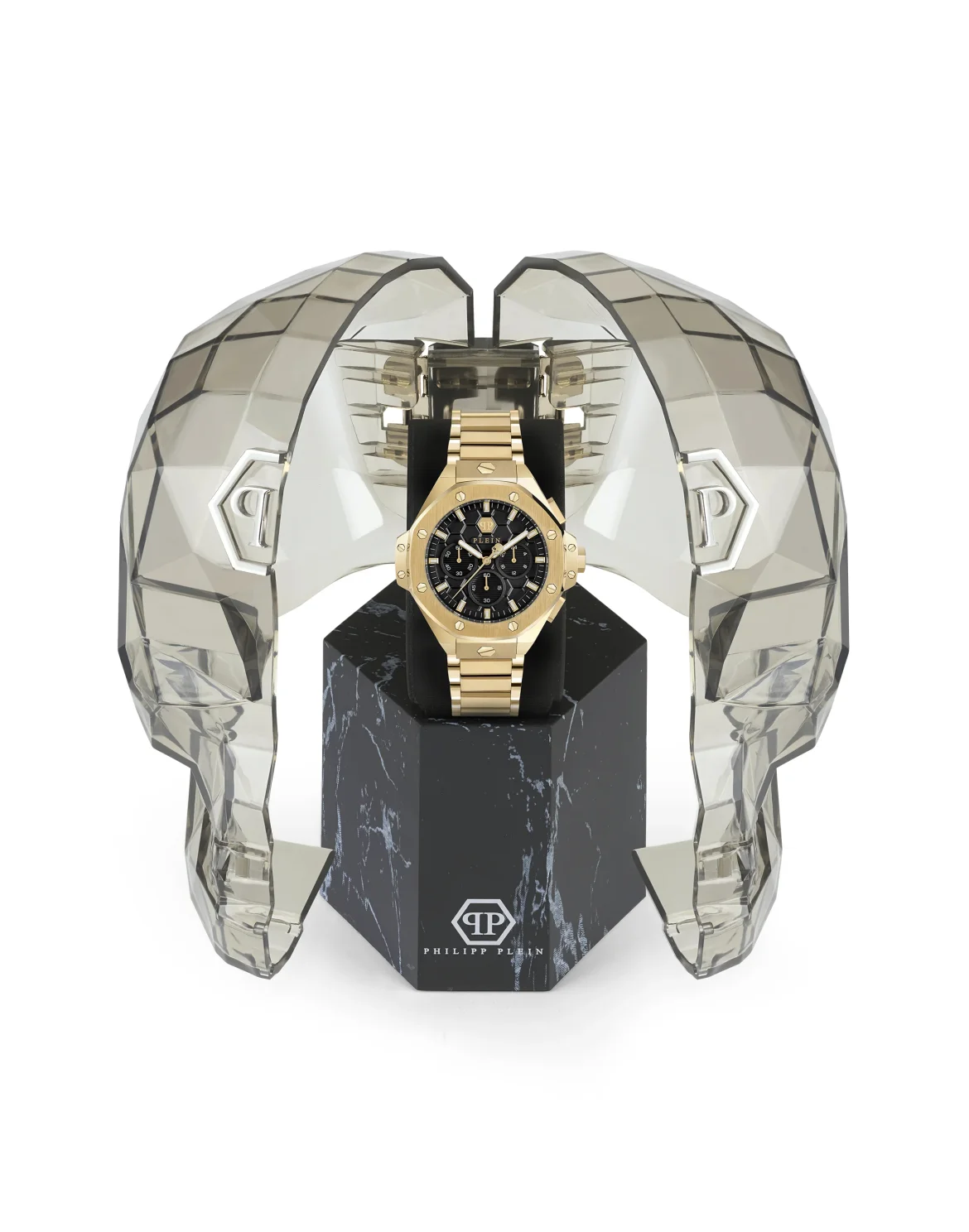 Stainless Steel Watch, цвет: Золотой