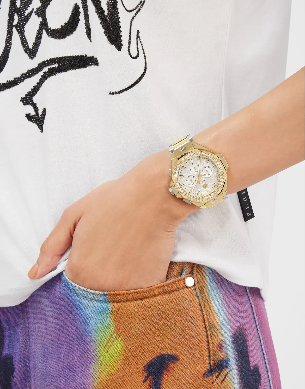 Stainless Steel Watch, цвет: Черный