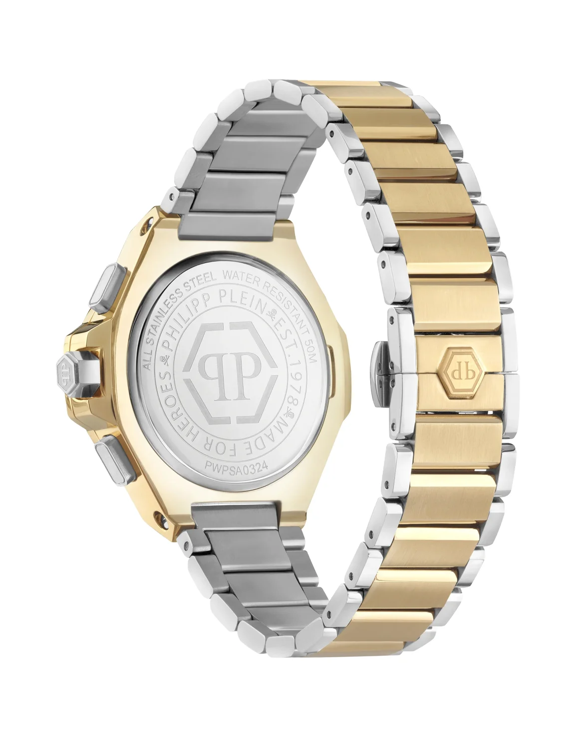 Stainless Steel Watch, цвет: Черный