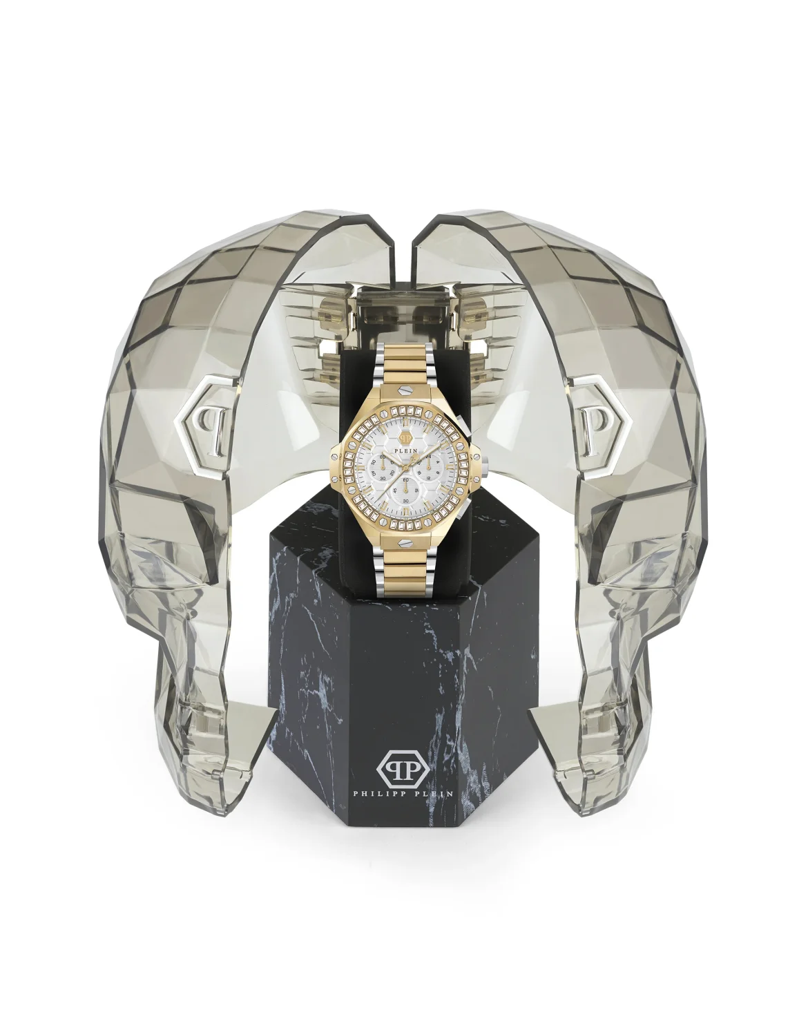 Stainless Steel Watch, цвет: Черный