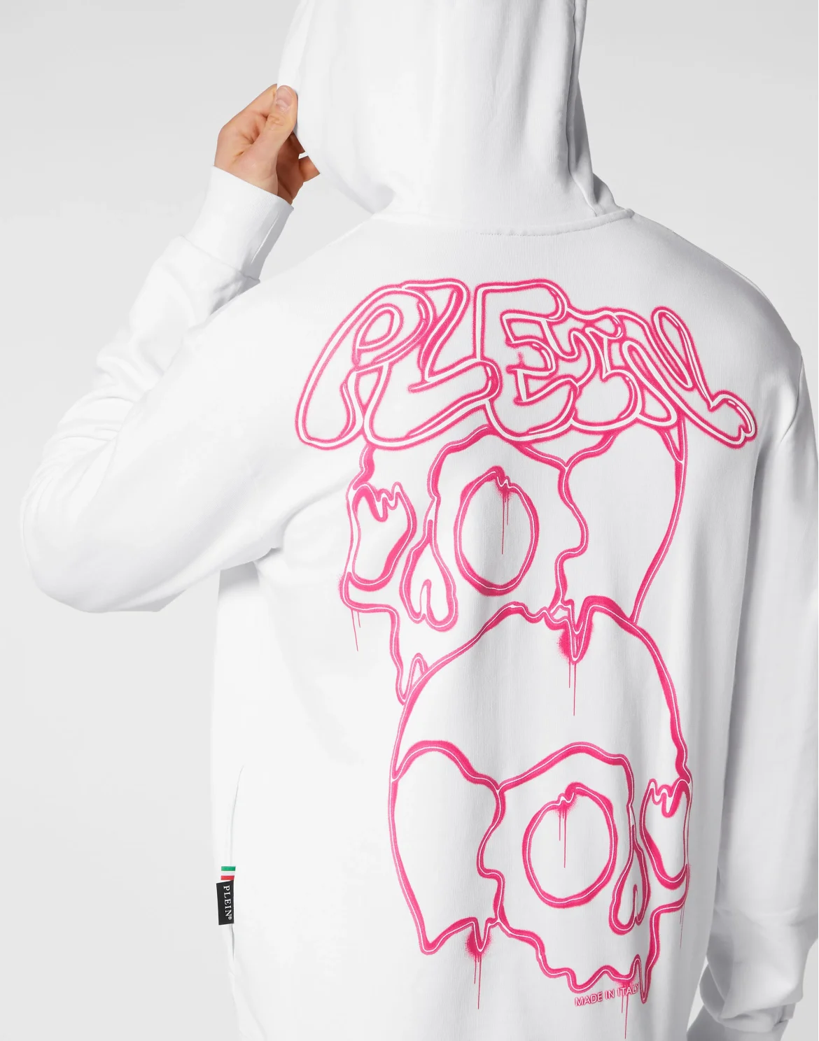 Hoodie sweatshirt Dripping Skull, цвет: Белый