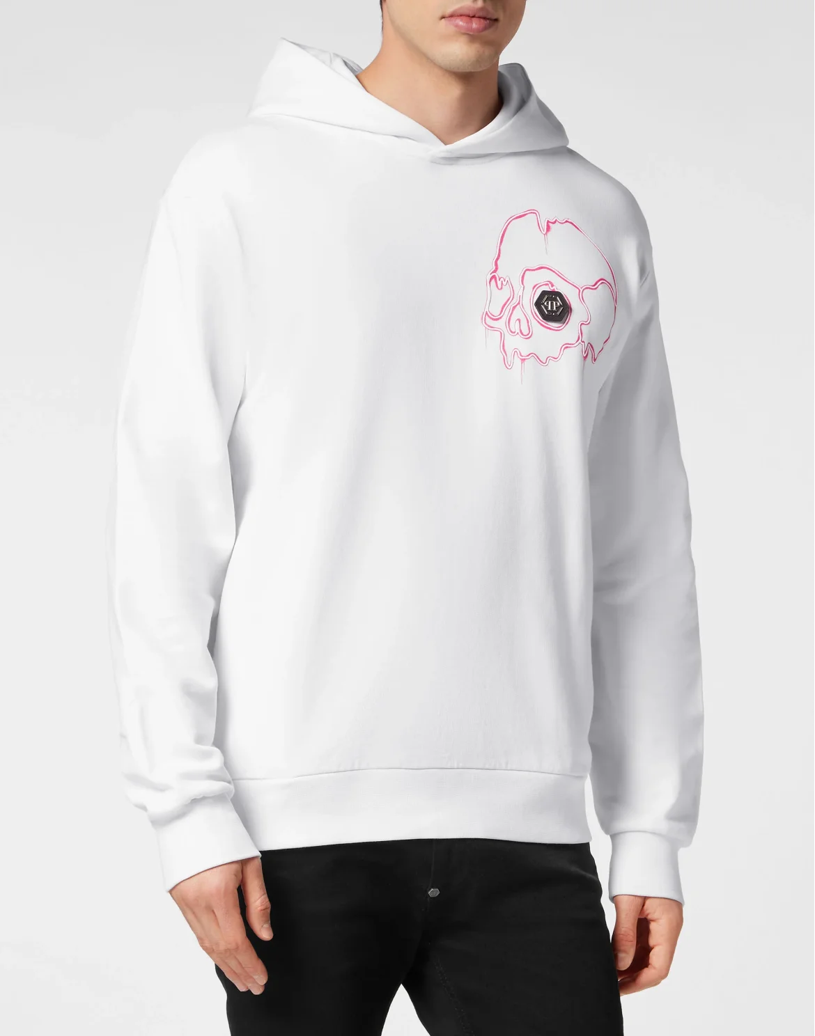Hoodie sweatshirt Dripping Skull, цвет: Белый