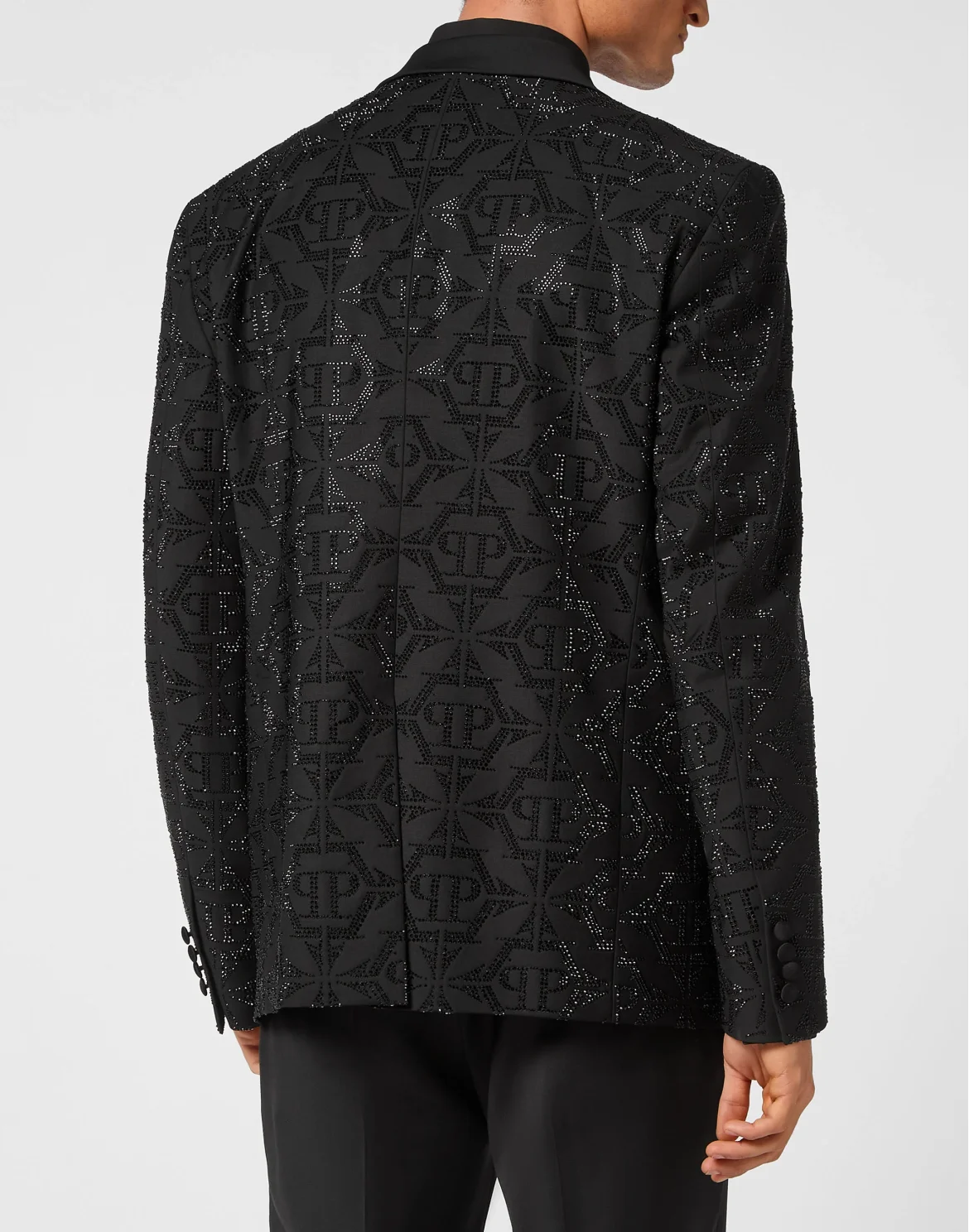 Wool Blazer Lord fit Hexagon, цвет: Черный