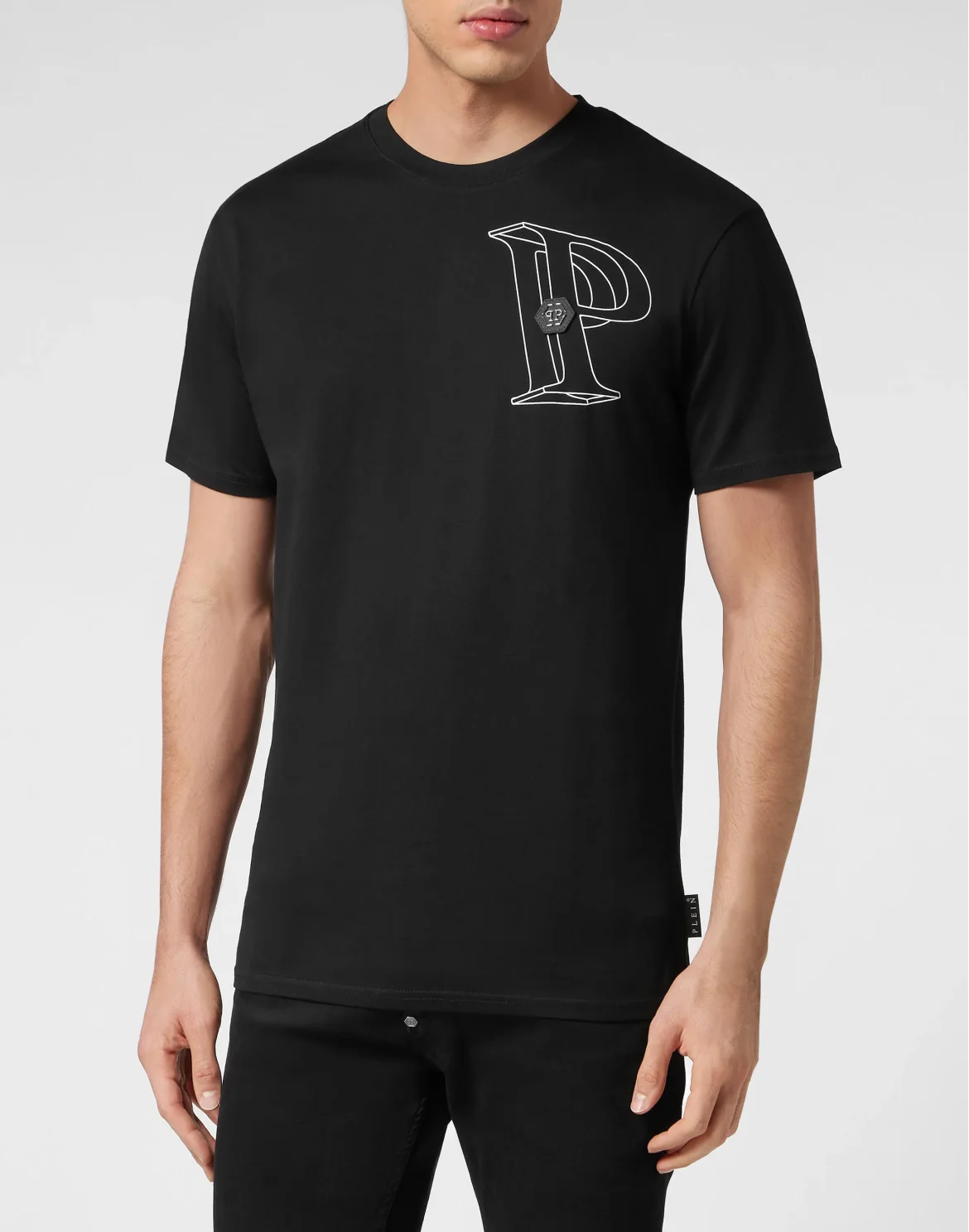 T-shirt Round Neck SS Wire Frame, цвет: Черный