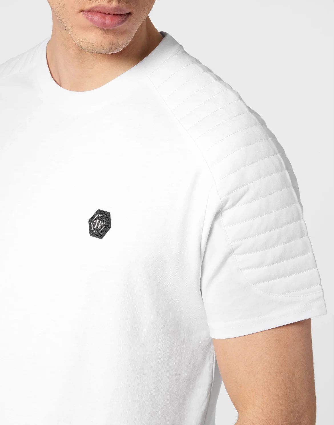 T-shirt Round Neck SS Cuts, цвет: Белый
