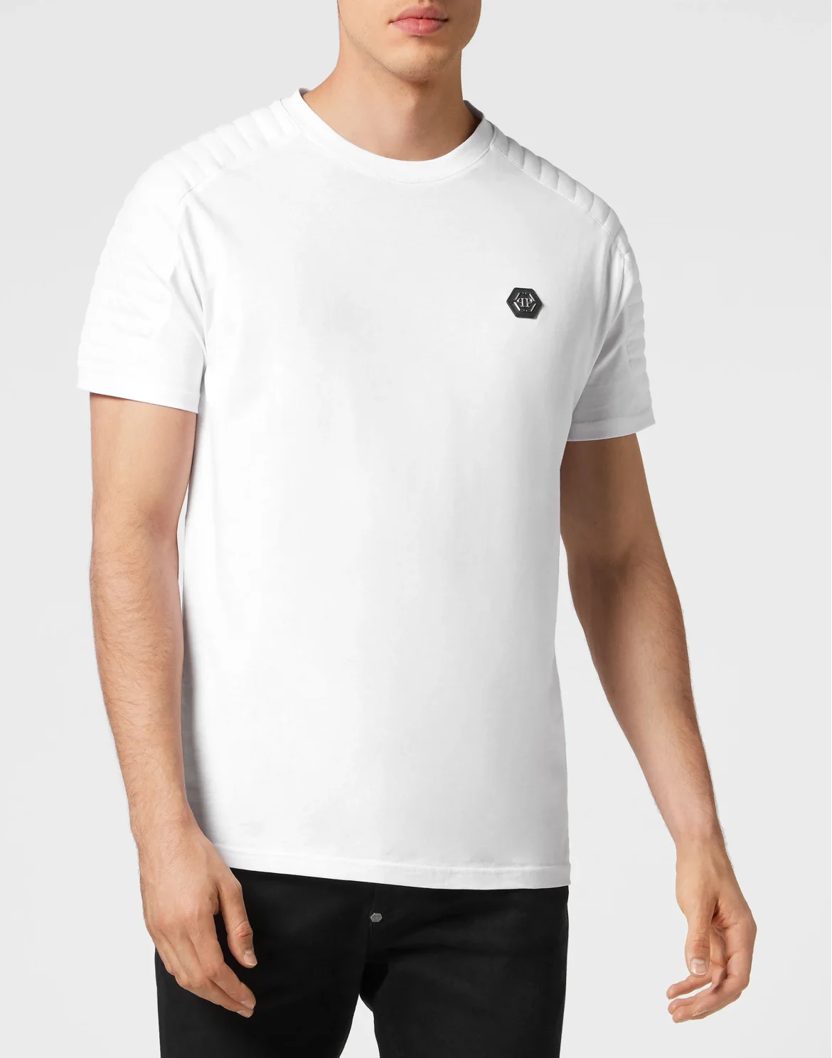 T-shirt Round Neck SS Cuts, цвет: Белый