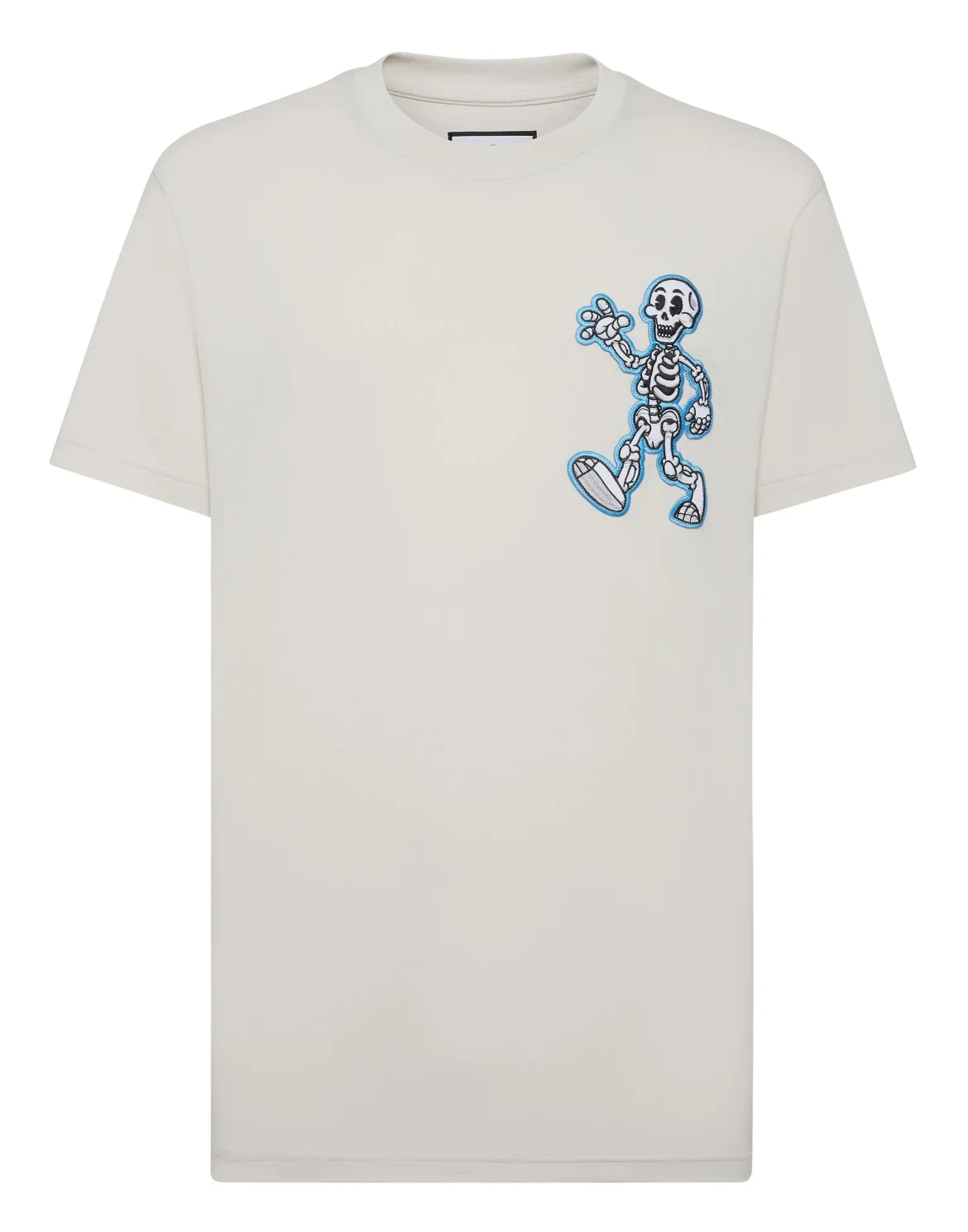 T-shirt Round Neck SS Skully Gang, цвет: Бежевый