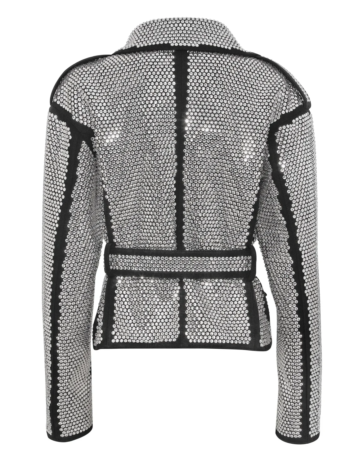 Oversized Biker Jacket Crystal, цвет: Прозрачный