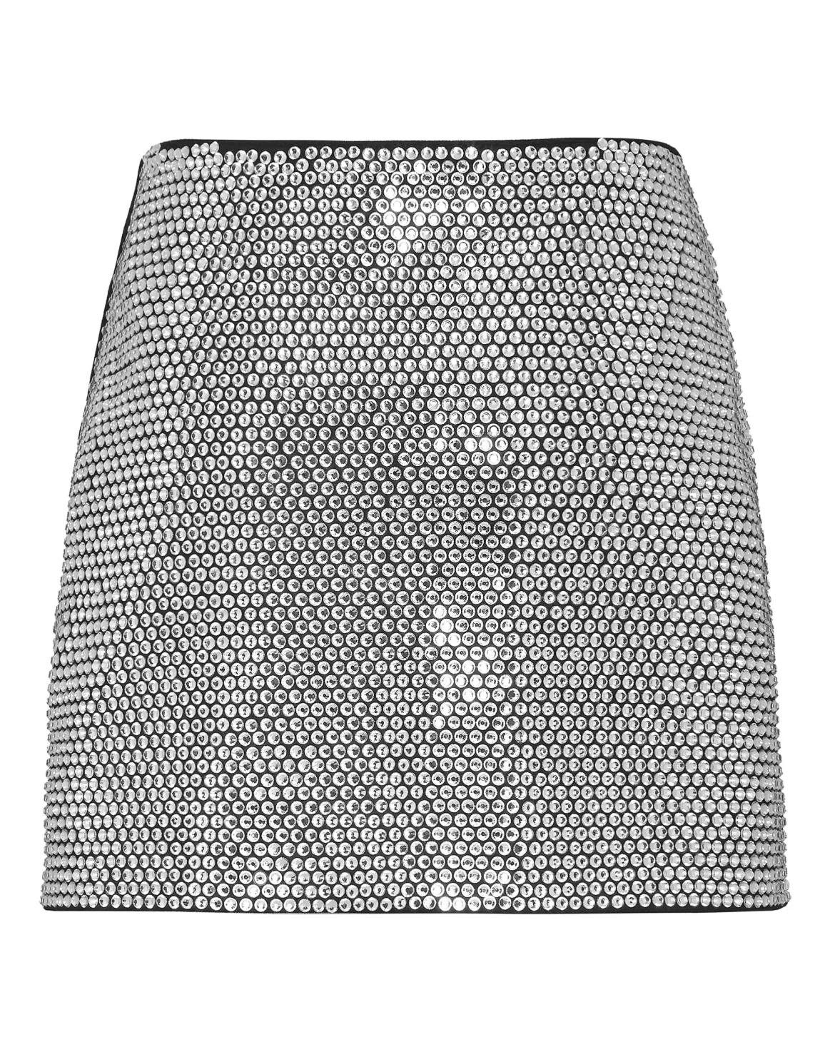 Leather Mini Skirt Crystal, цвет: Прозрачный