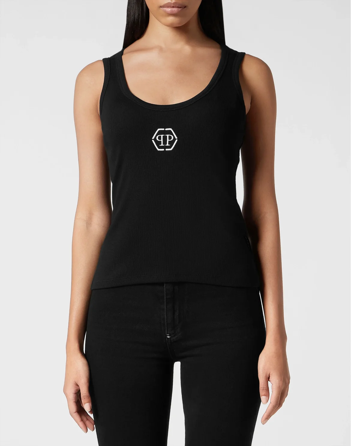 Tank Top Hexagon, цвет: Черный