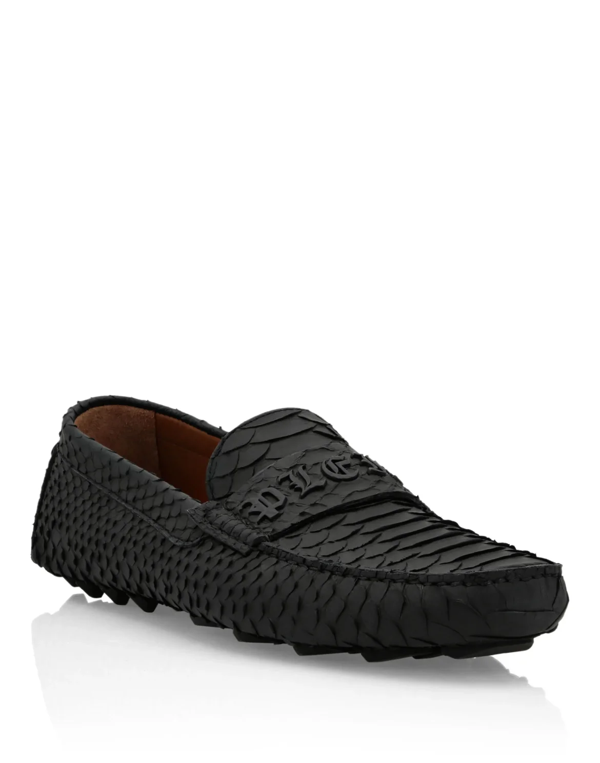 Real Python Moccasin, цвет: Черный