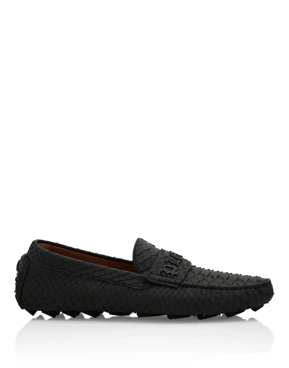 Real Python Moccasin, цвет: Черный