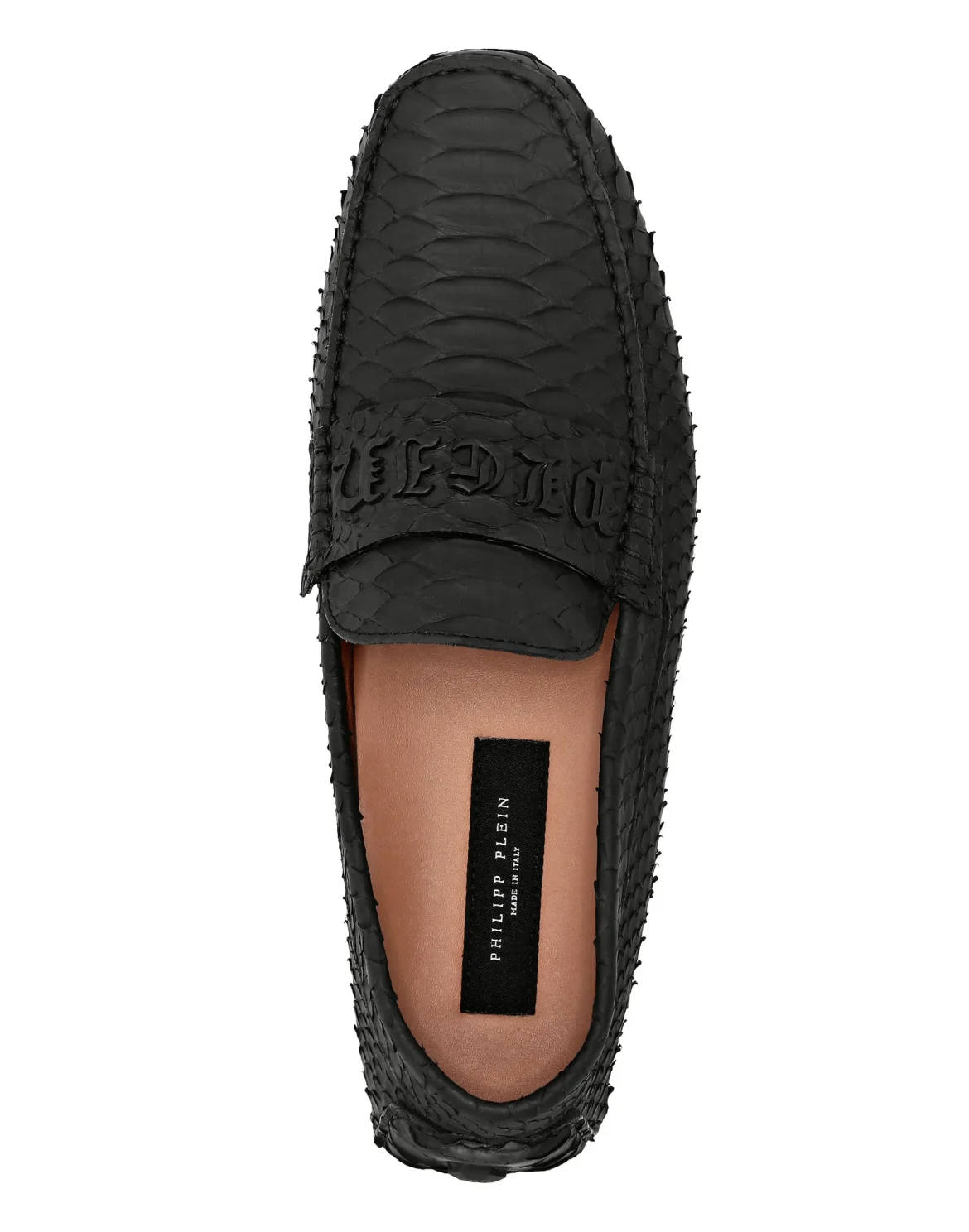 Real Python Moccasin, цвет: Черный