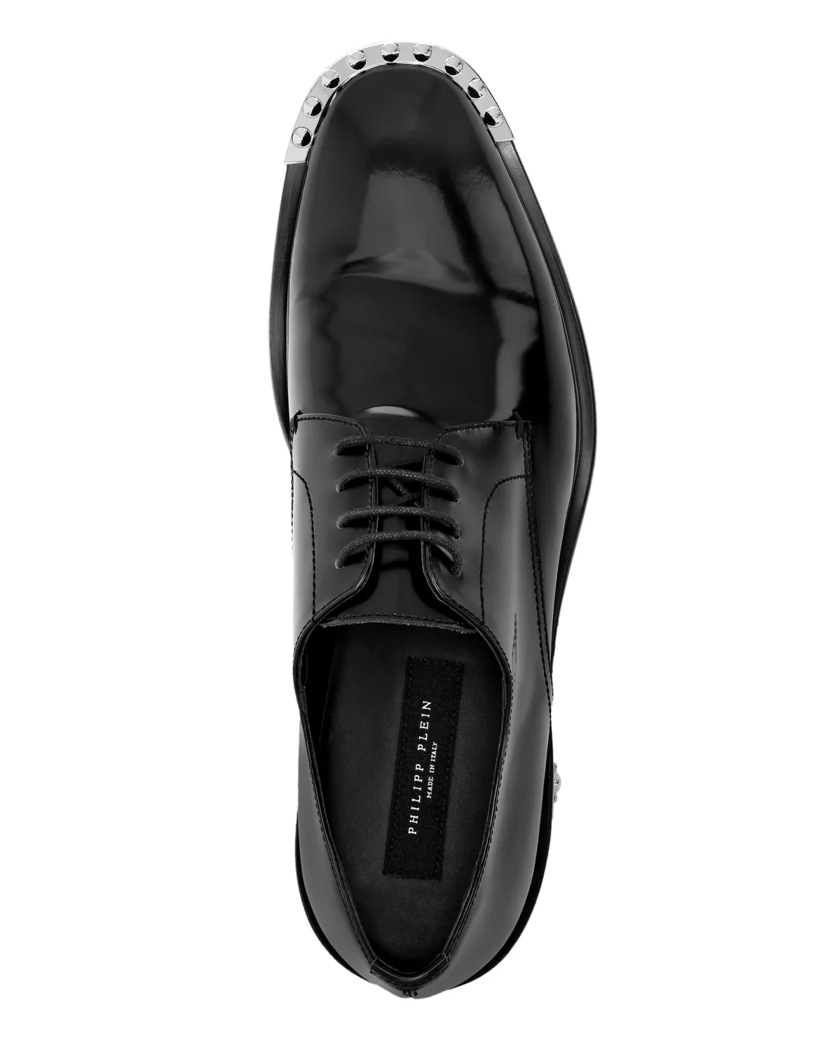 Leather Derby Shoes, цвет: Черный