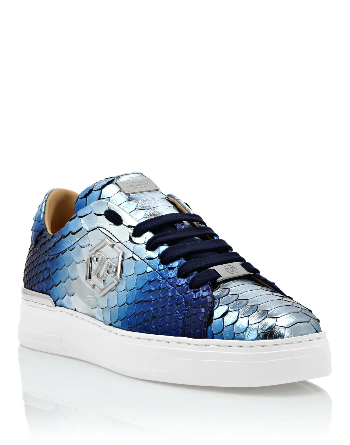 Python Lo-Top Sneakers, цвет: Синий
