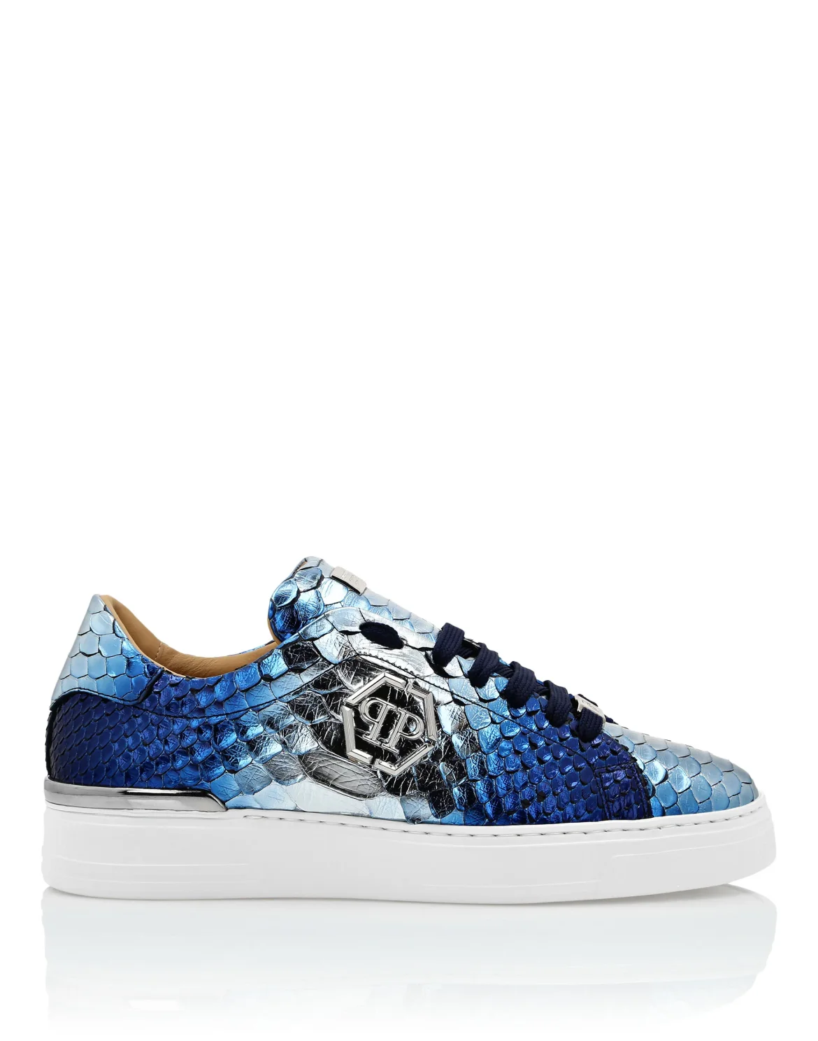 Python Lo-Top Sneakers, цвет: Синий