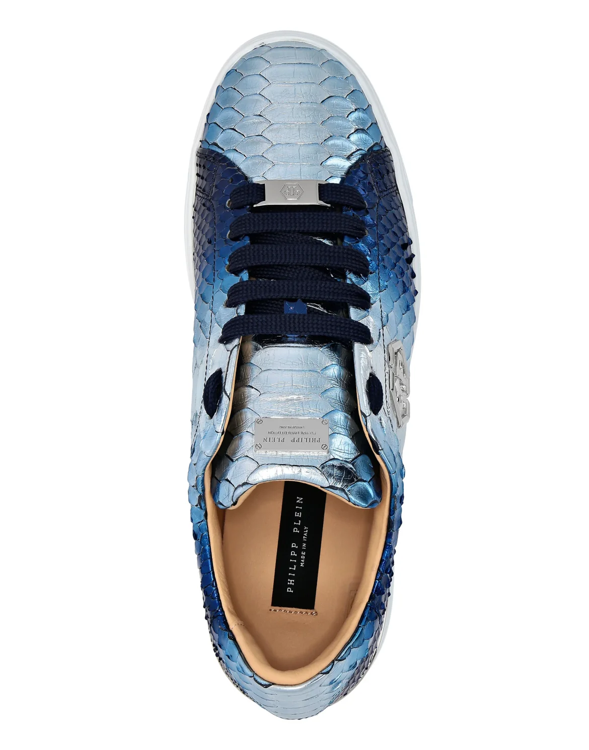 Python Lo-Top Sneakers, цвет: Синий