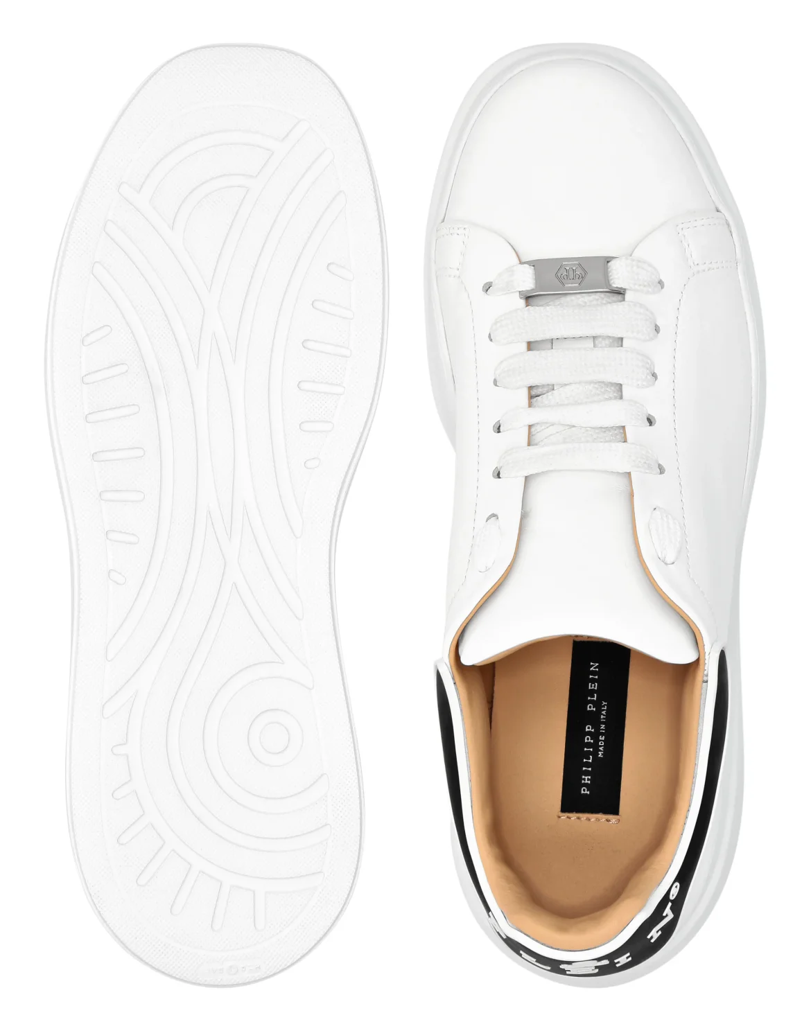 Leather Low-Top Sneakers Megastar, цвет: Белый
