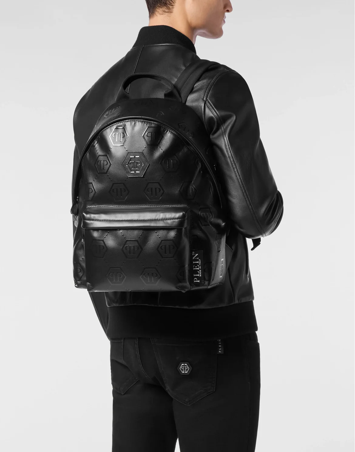 Nappa Backpack Embossed Monogram, цвет: Черный
