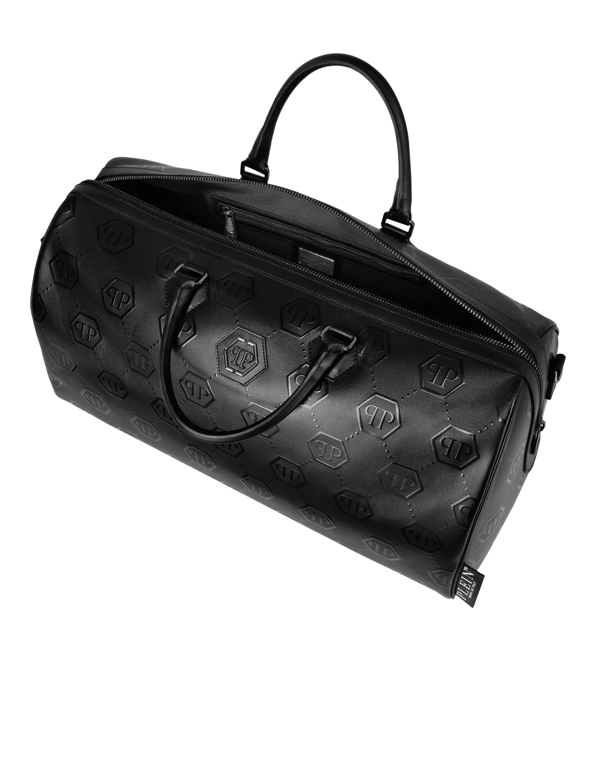 Nappa Handle Bag Weekend  Embossed Monogram, цвет: Черный