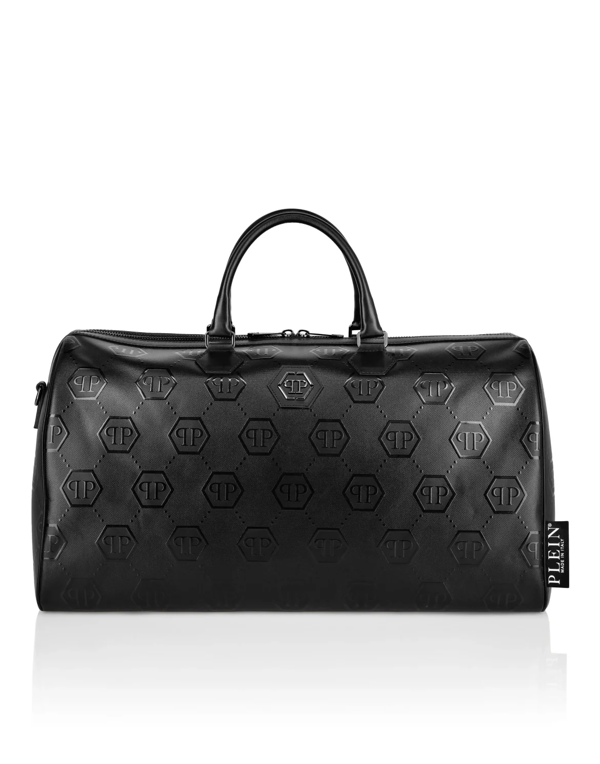 Nappa Handle Bag Weekend  Embossed Monogram, цвет: Черный