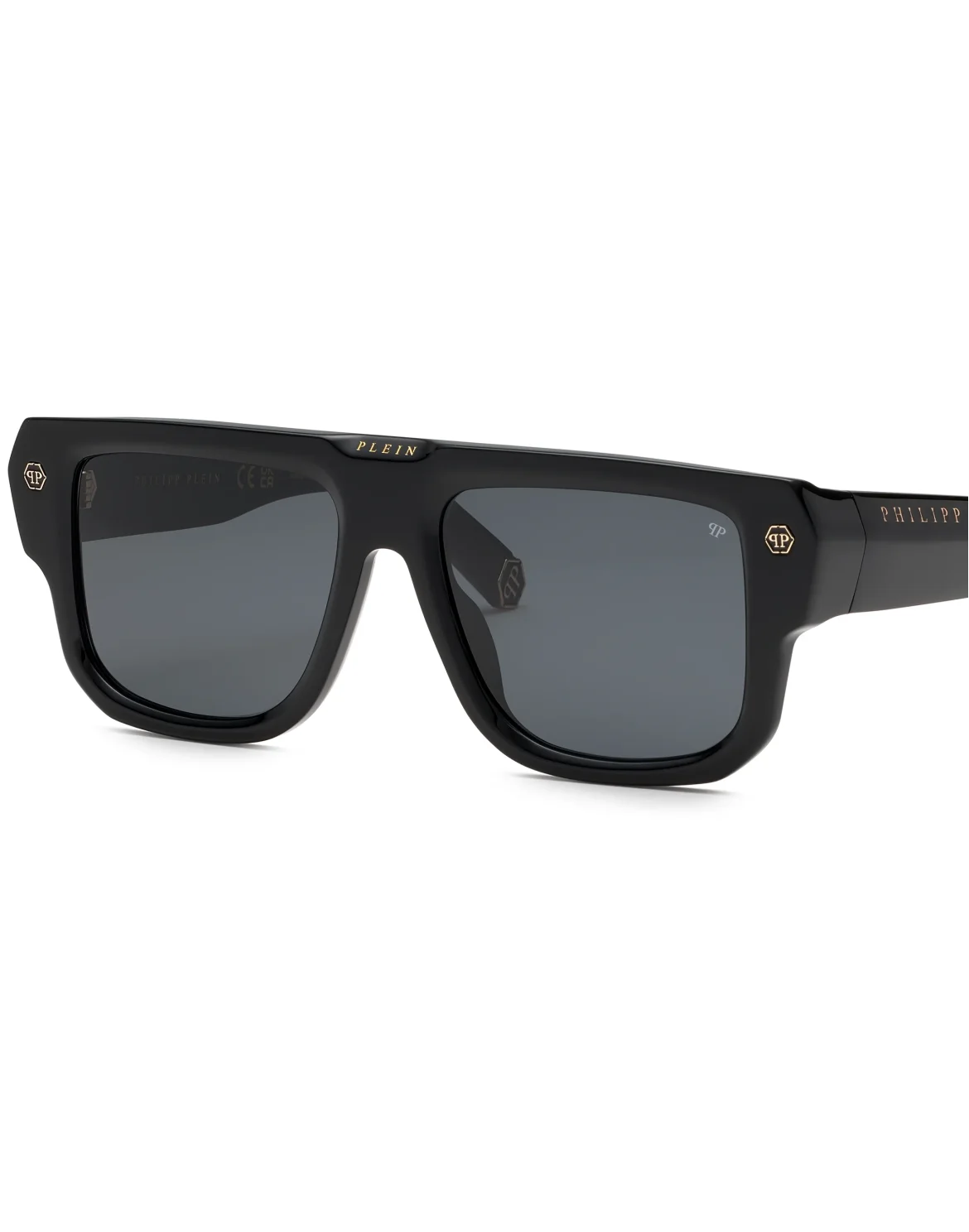 Sunglasses Plein Hexagon Camou, цвет: Черный