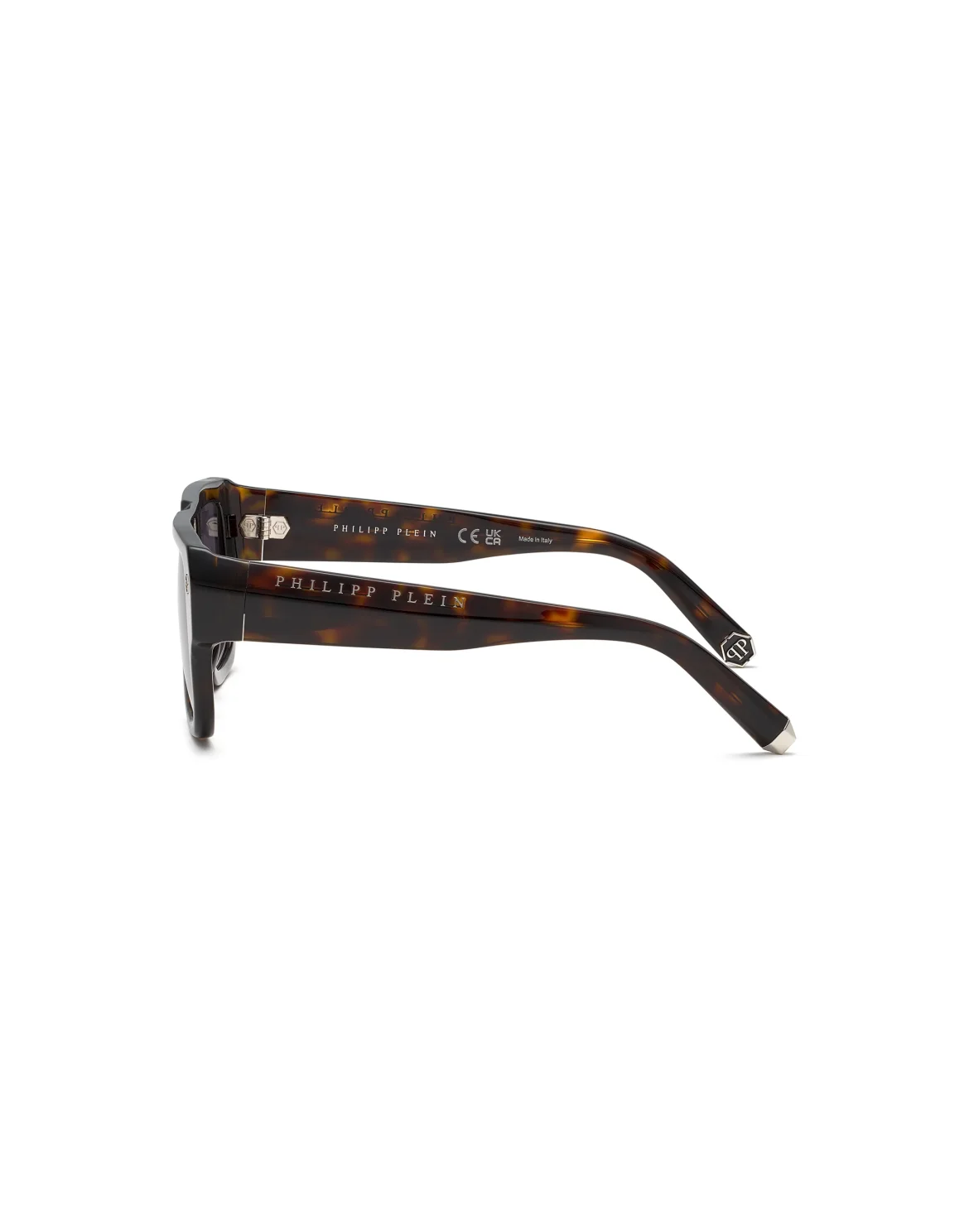 Sunglasses Plein Hexagon Camou, цвет: Коричневый