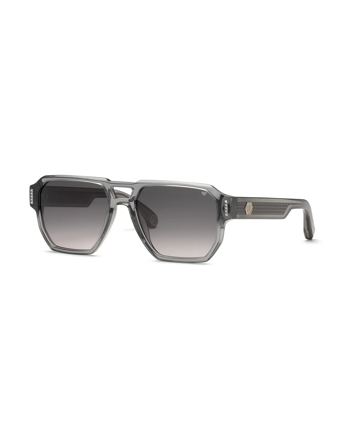 Sunglasses Plein Stud, цвет: Серый