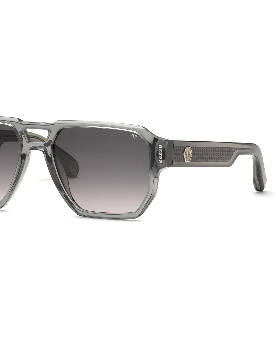 Sunglasses Plein Stud, цвет: Серый