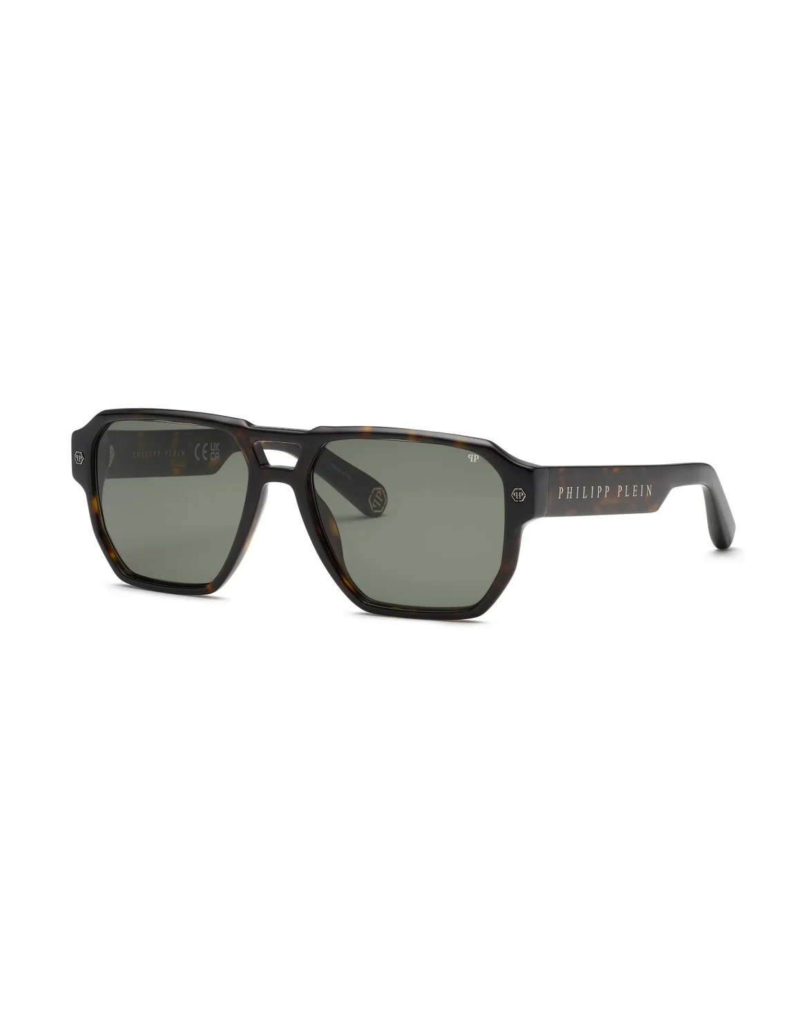 Sunglasses Plein Stud, цвет: Коричневый