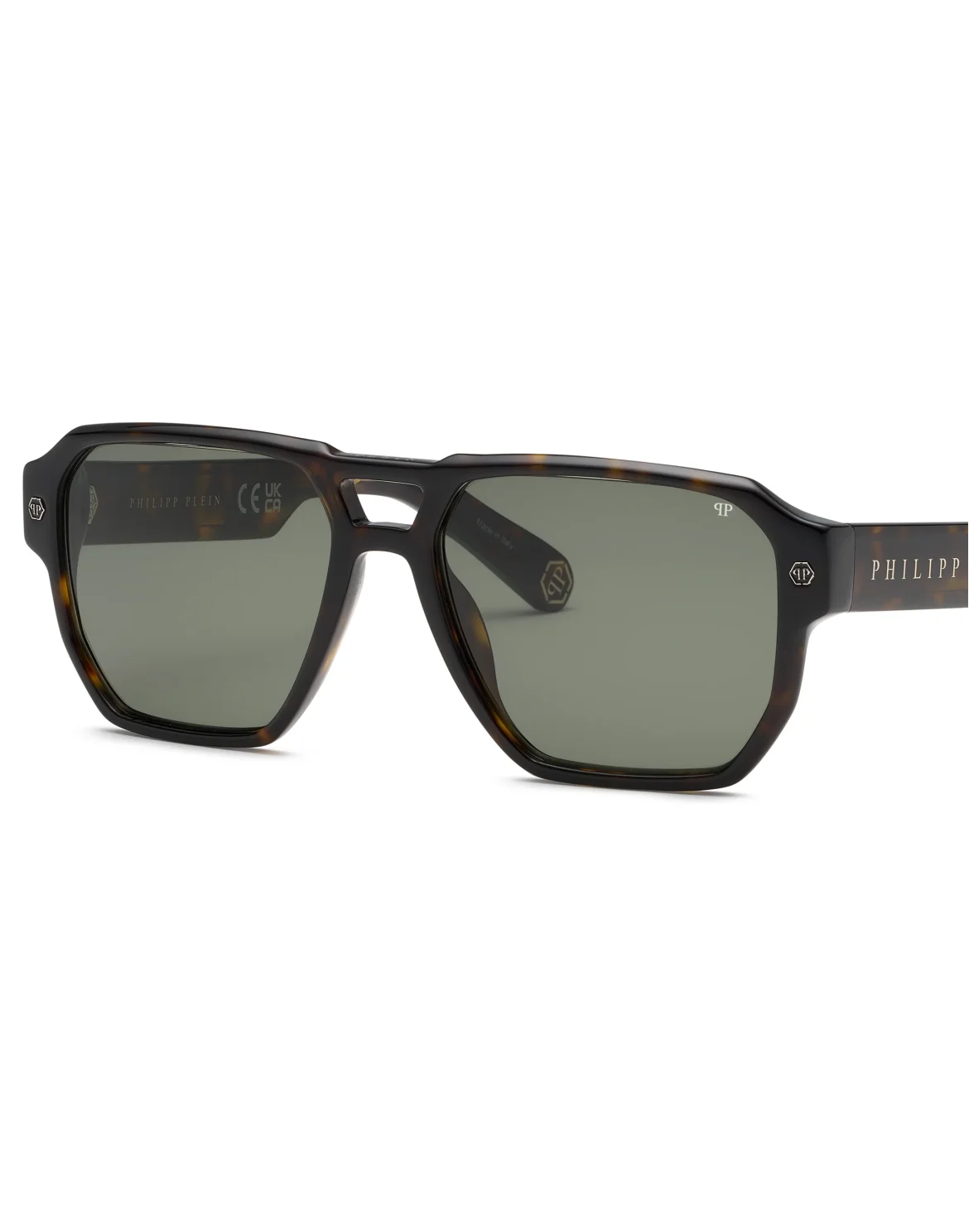 Sunglasses Plein Stud, цвет: Коричневый