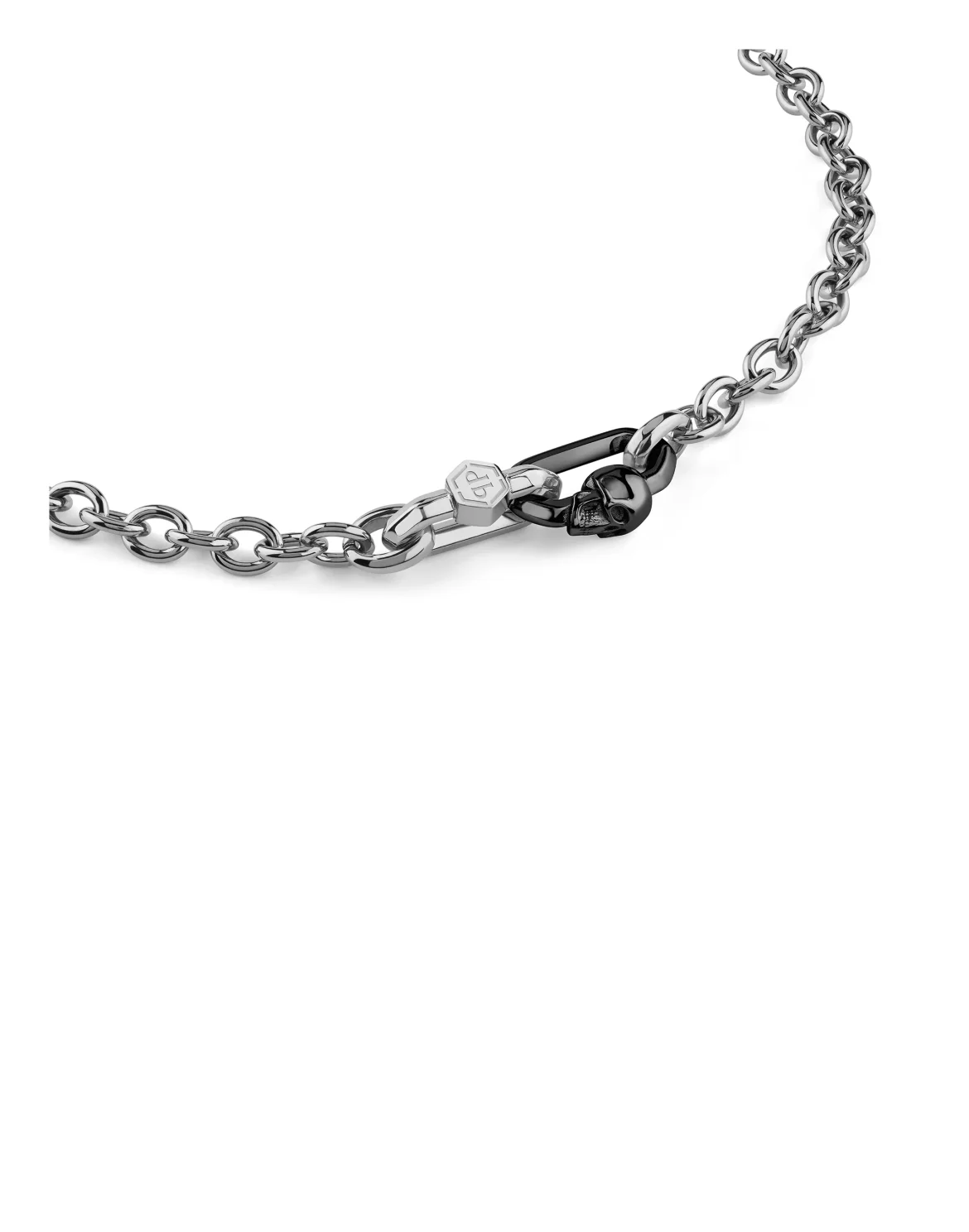 Stainless Steel Necklace PLEIN EDGE, цвет: Серебристый