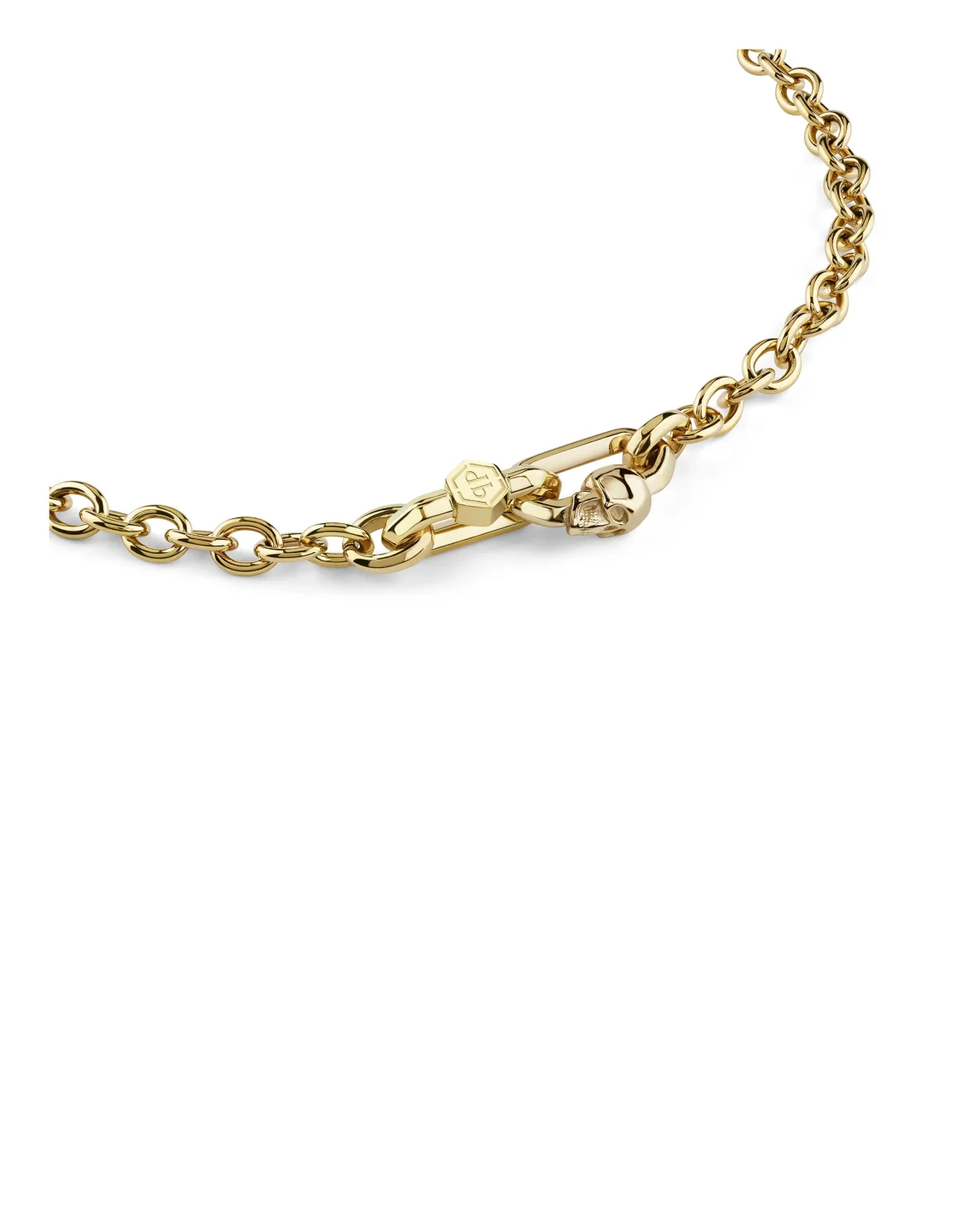 Yellow Gold Necklace PLEIN EDGE, цвет: Золотой