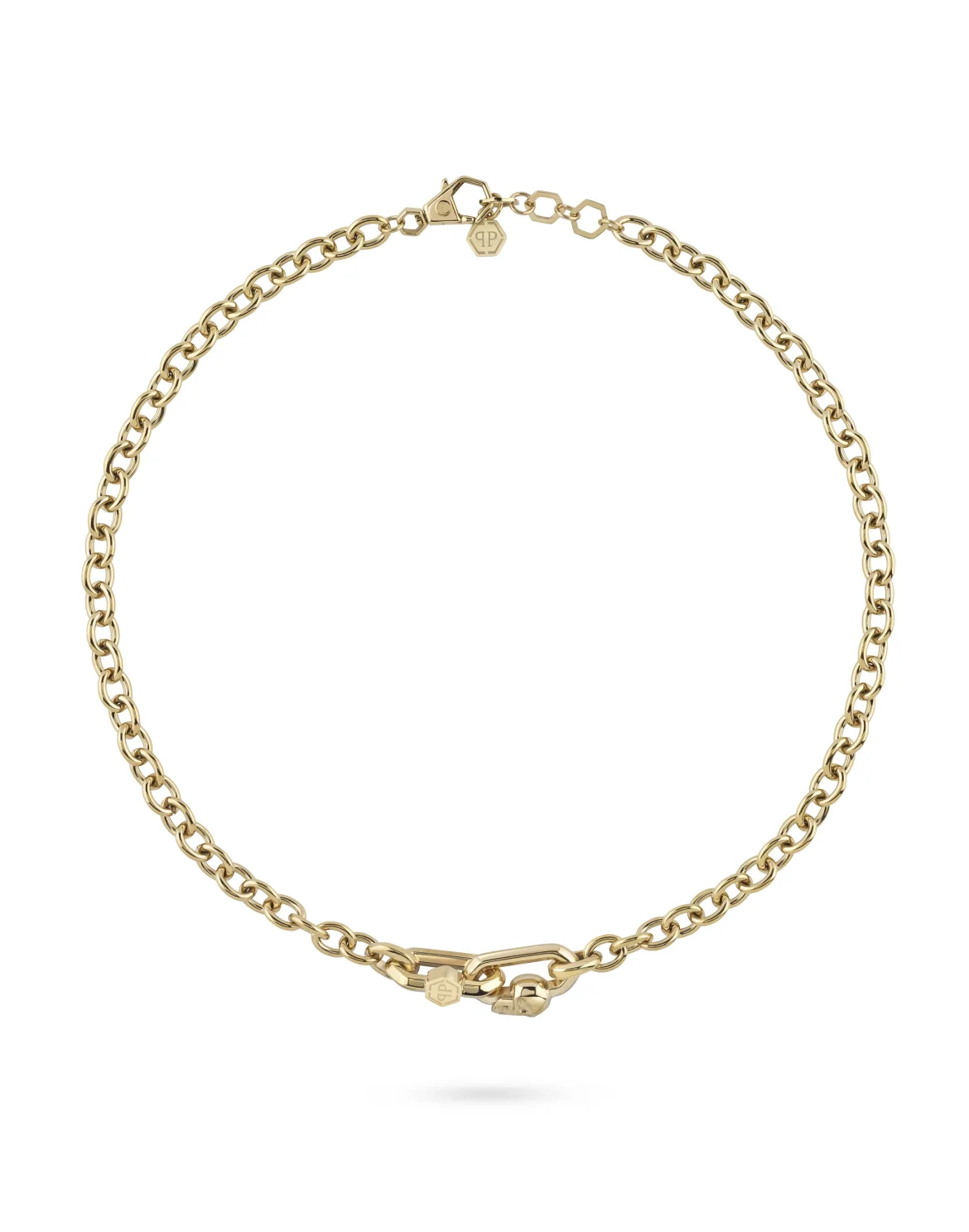 Yellow Gold Necklace PLEIN EDGE, цвет: Золотой