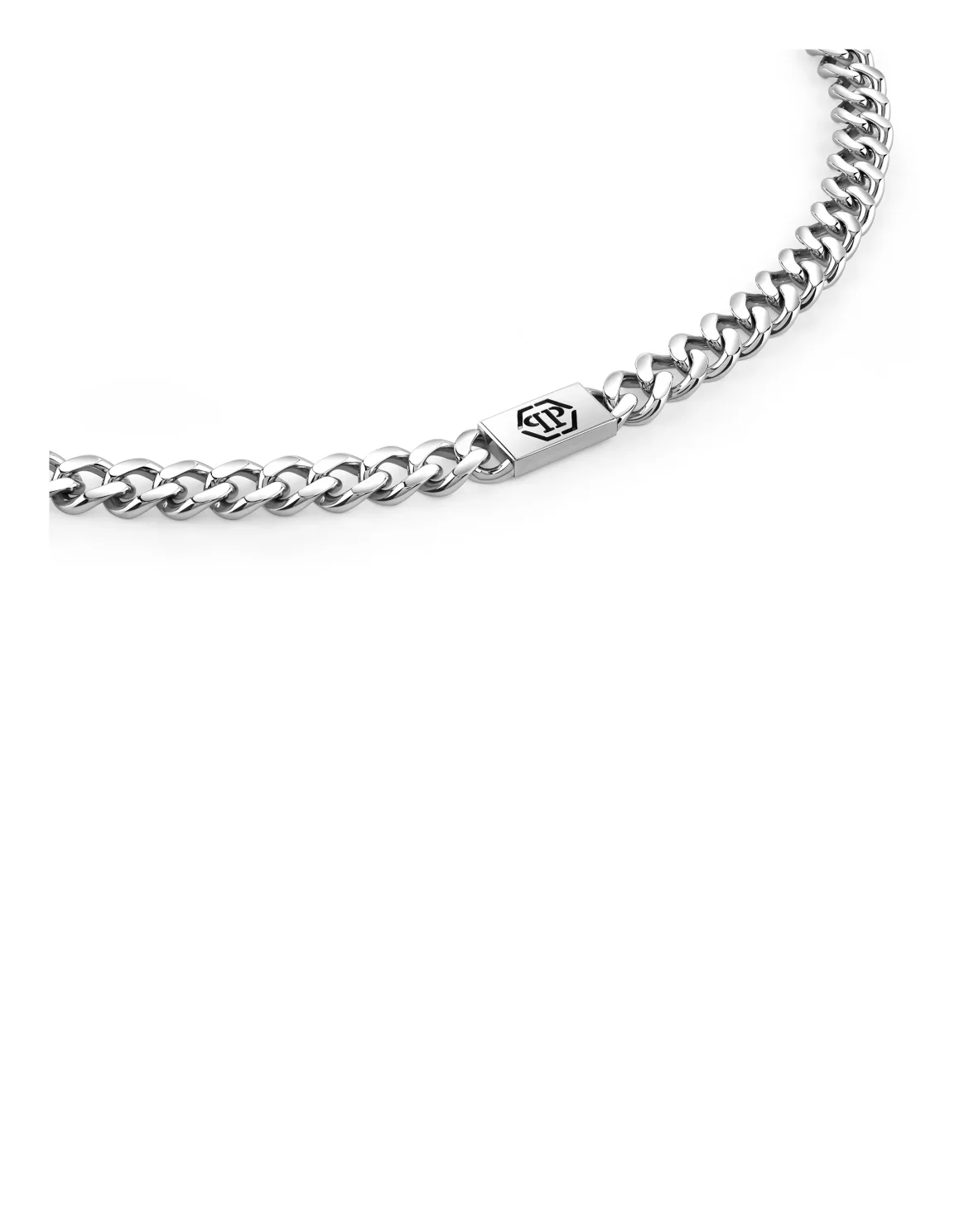Stainless Steel Necklace PLEIN TAG, цвет: Серебристый