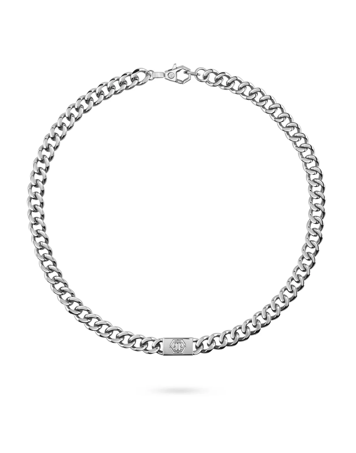 Stainless Steel Necklace PLEIN TAG, цвет: Серебристый