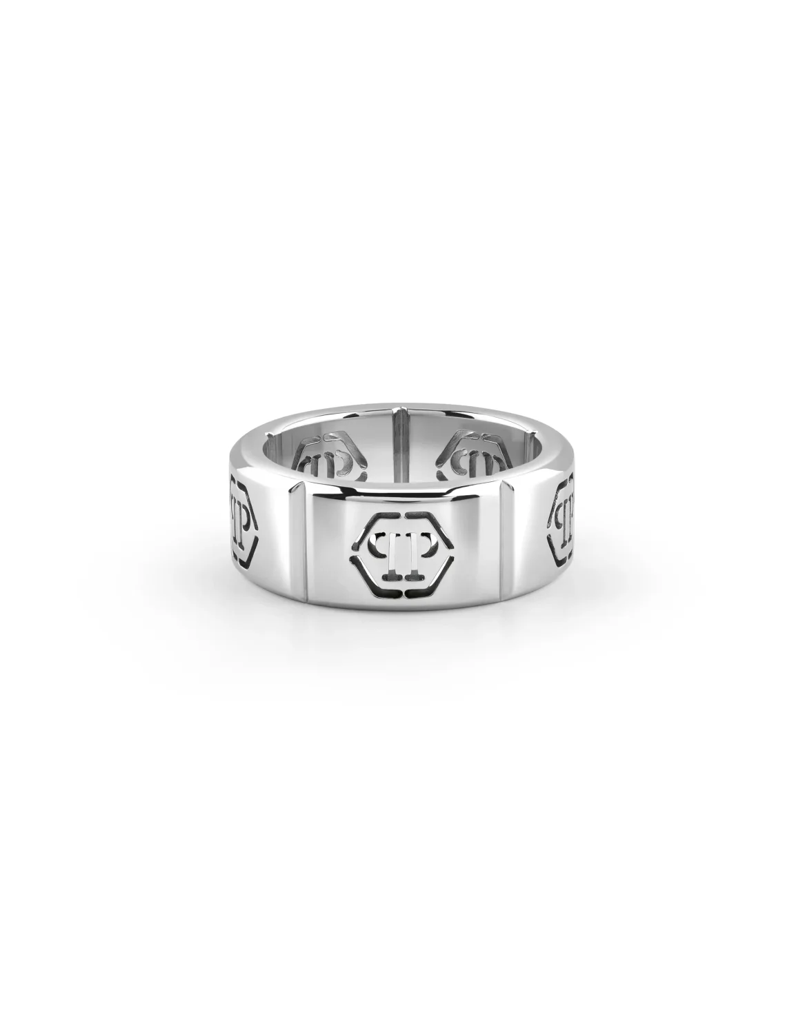Stainless Steel Ring PLEIN TAG, цвет: Серебристый