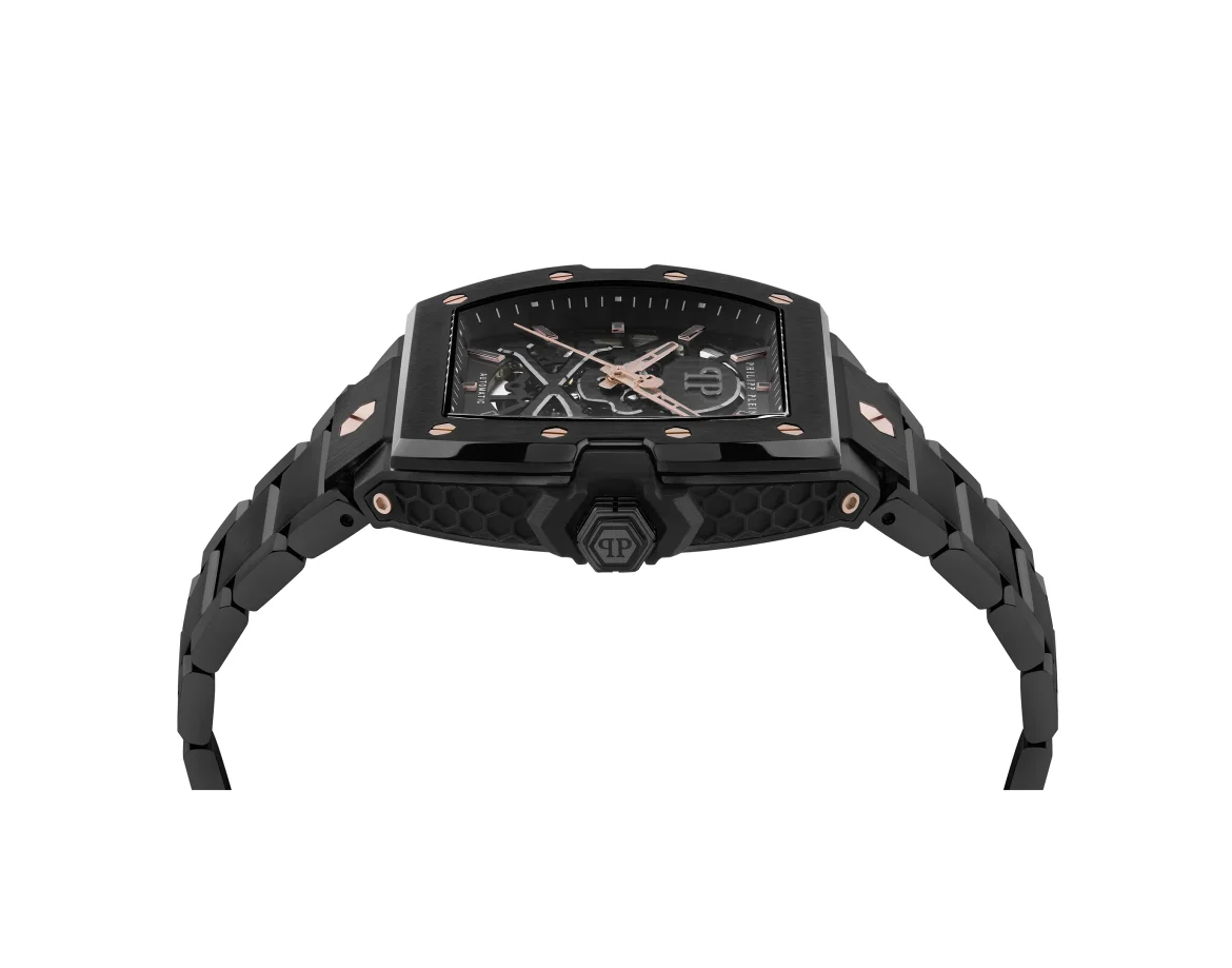 Stainless Steel THE $KELETON 2.0 Watches, цвет: Черный