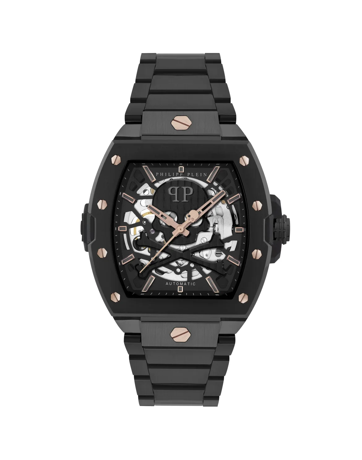 Stainless Steel THE $KELETON 2.0 Watches, цвет: Черный