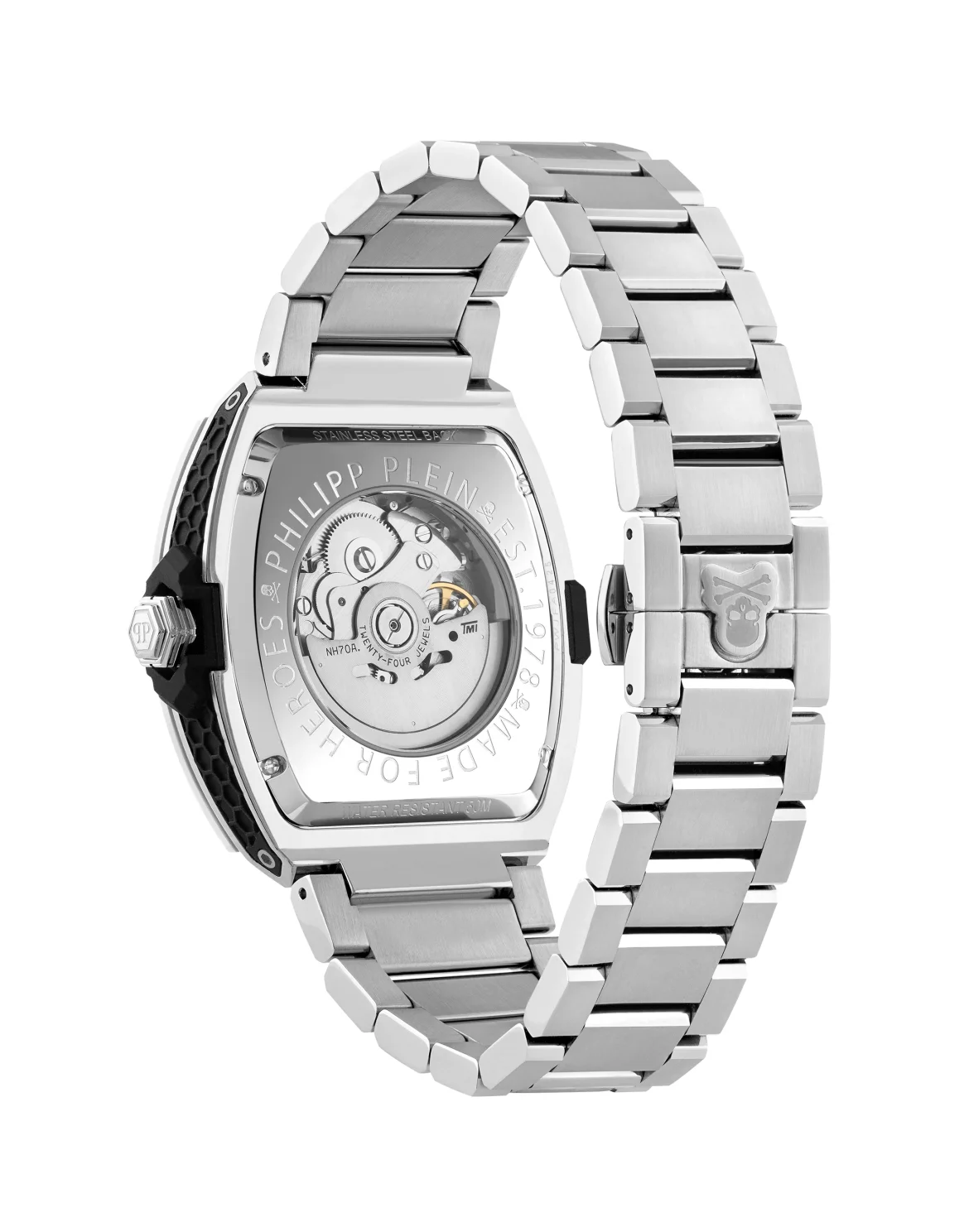 Stainless Steel THE $KELETON 2.0 Watches, цвет: Серебристый