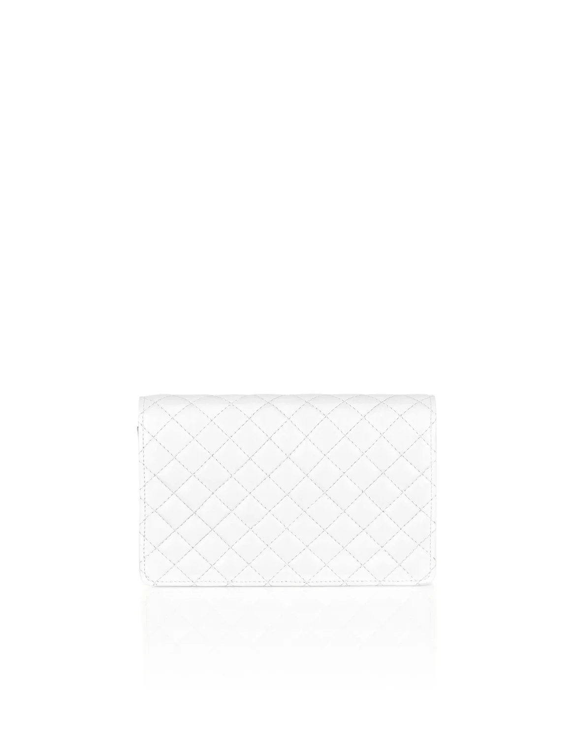 Nappa Leather Mini Shoulder Matelasse, цвет: Белый