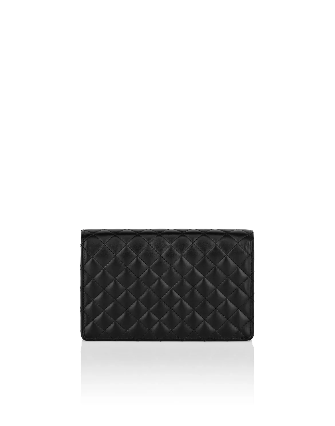 Nappa Leather Mini Shoulder Matelasse, цвет: Черный
