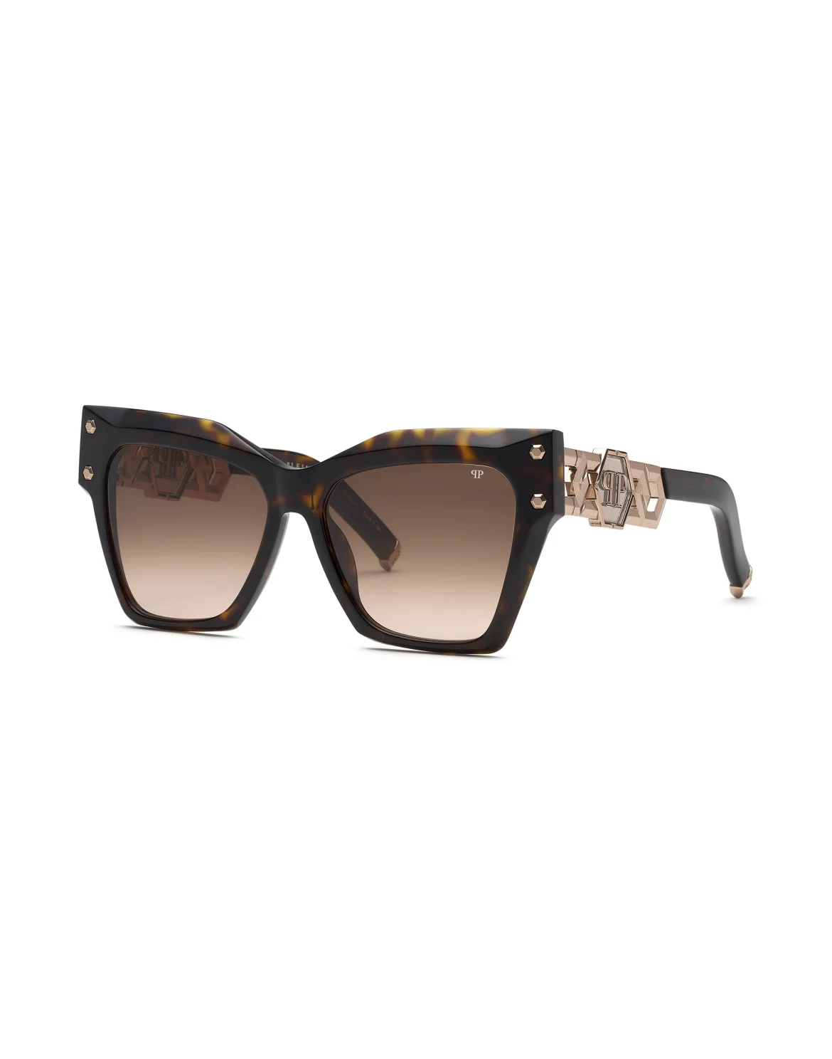 Sunglasses Plein Icon Edge, цвет: Коричневый