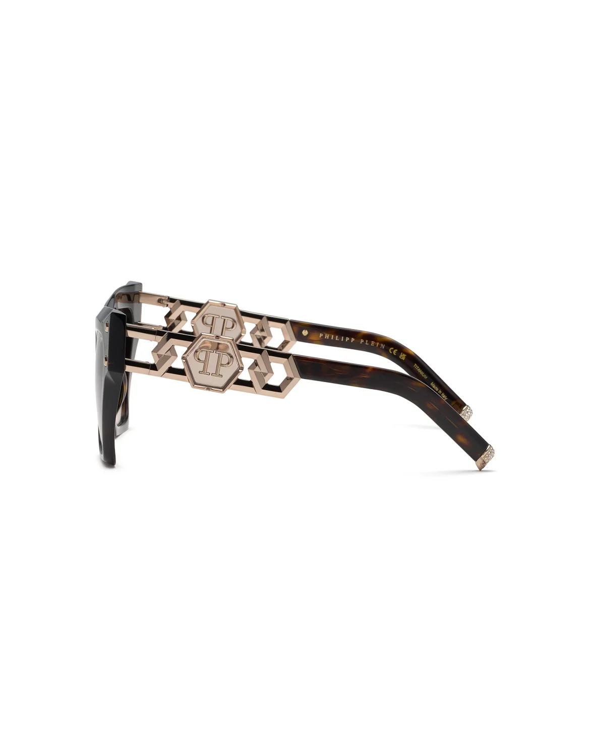 Sunglasses Plein Icon Edge, цвет: Коричневый