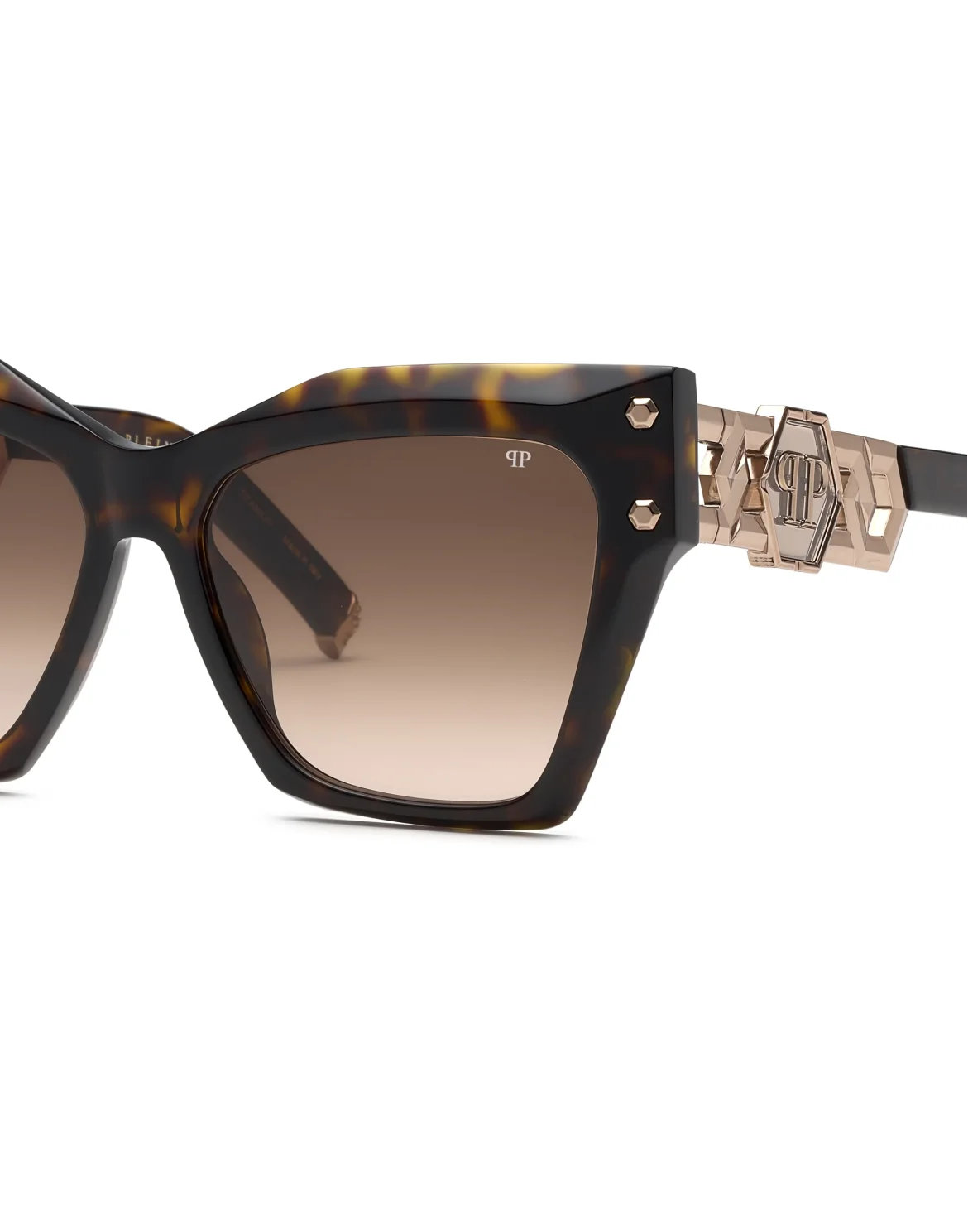 Sunglasses Plein Icon Edge, цвет: Коричневый