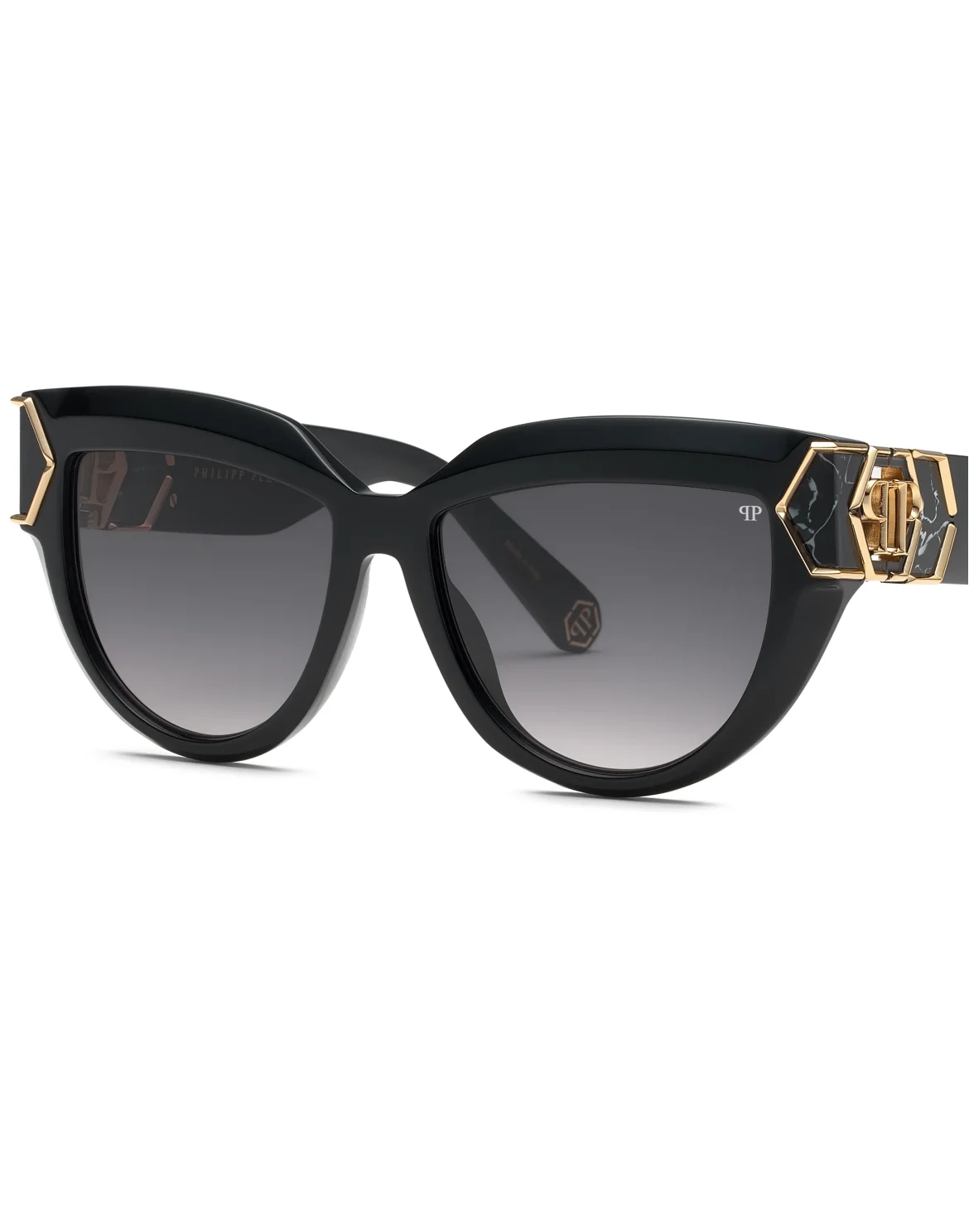 Sunglasses Plein Capture, цвет: Черный