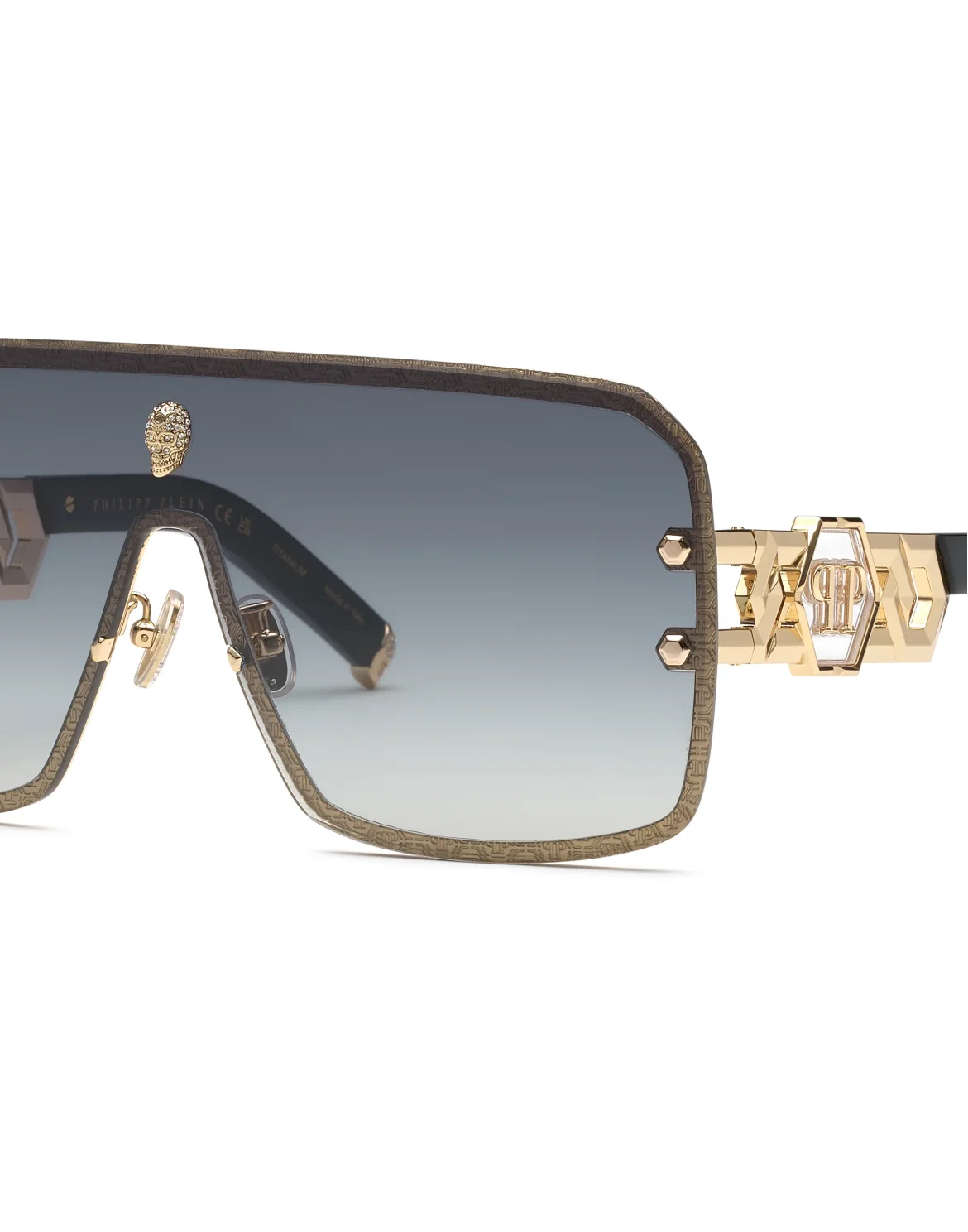 Sunglasses Plein Icon Edge, цвет: Черный
