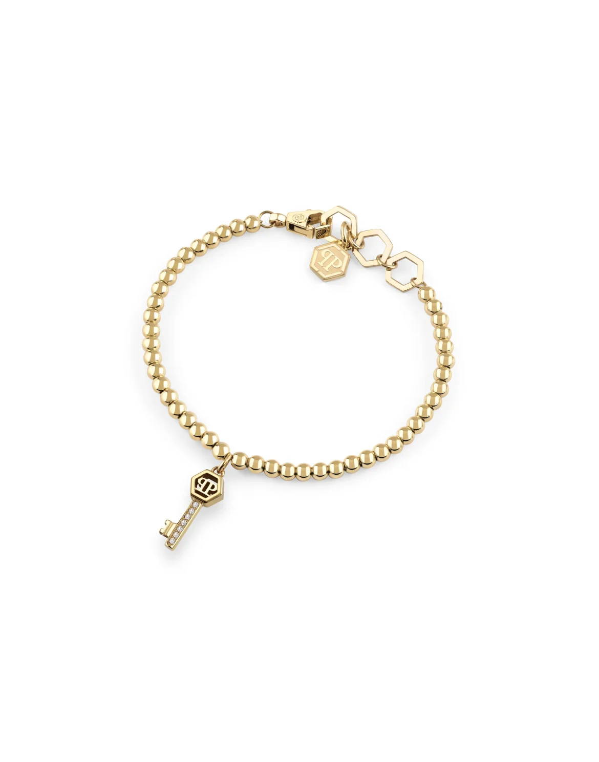 Stainless Steel Key Bracelet PLEIN VALENTINE, цвет: Золотой