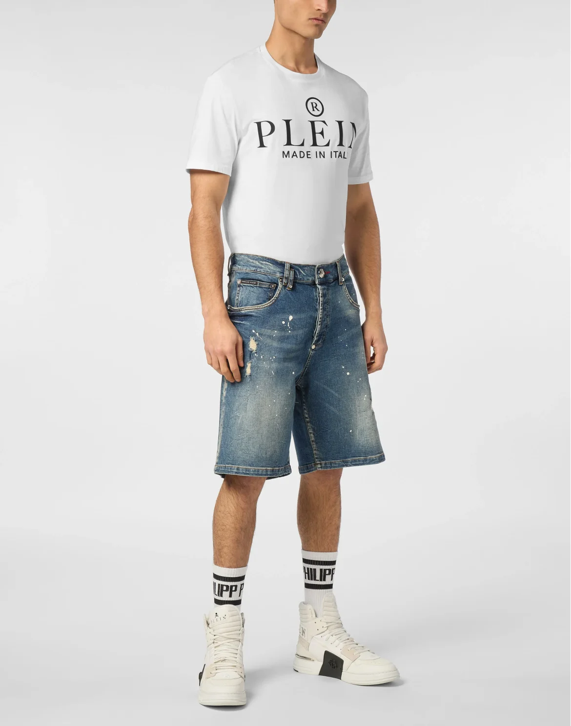 Denim Shorts Formentera Skull, цвет: Голубой